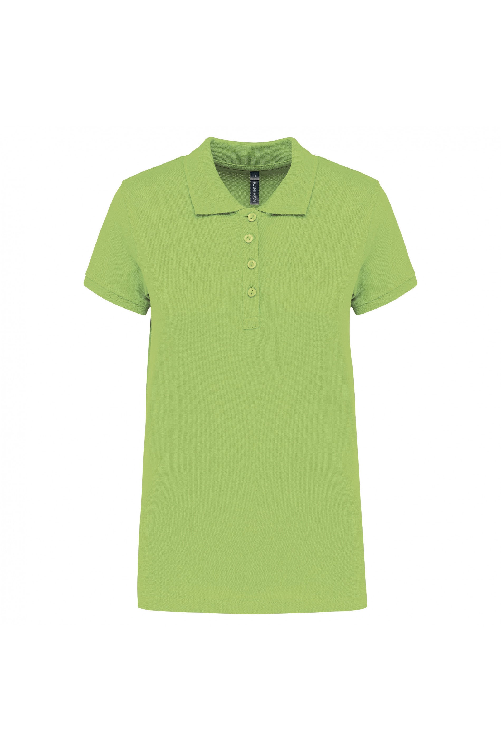 Polo piqué manches courtes femme