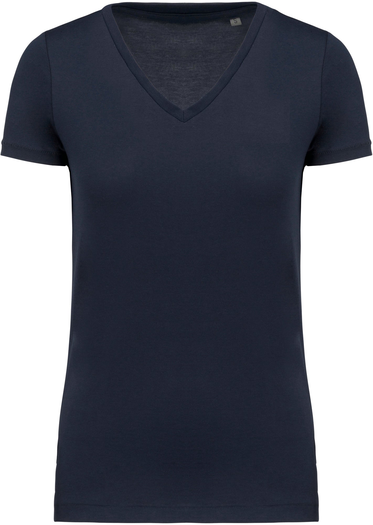 Supima® T-shirt met korte mouwen en V-hals voor dames