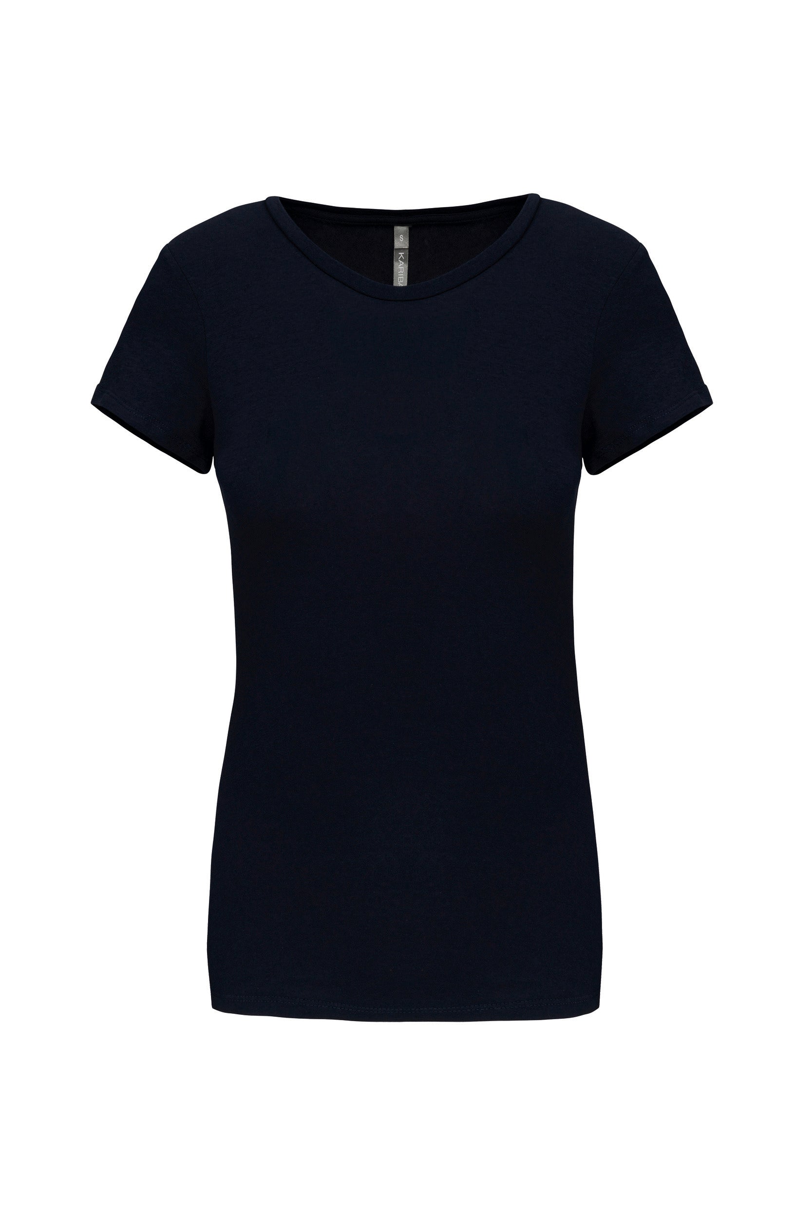 Dames T-shirt met korte mouwen en ronde hals
