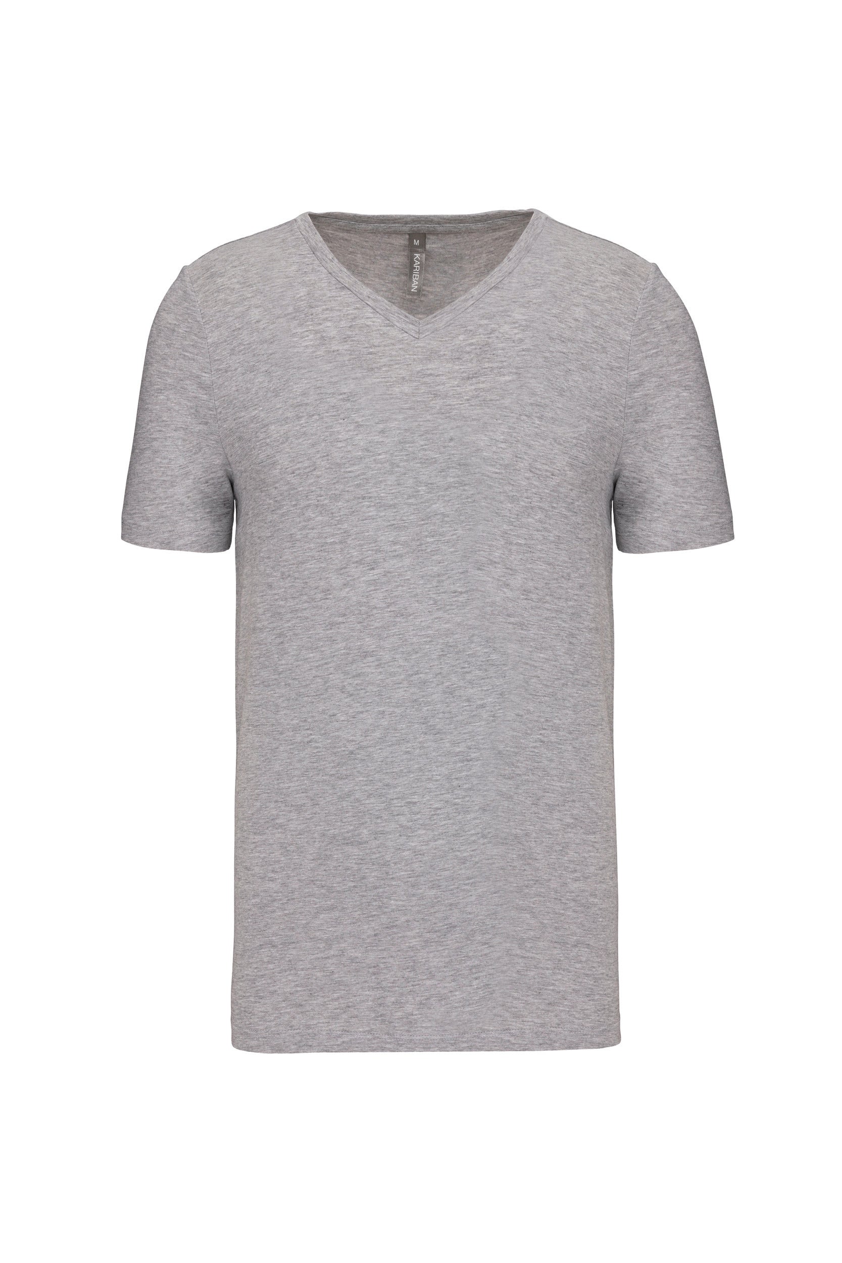 Heren T-shirt met V-hals en korte mouwen