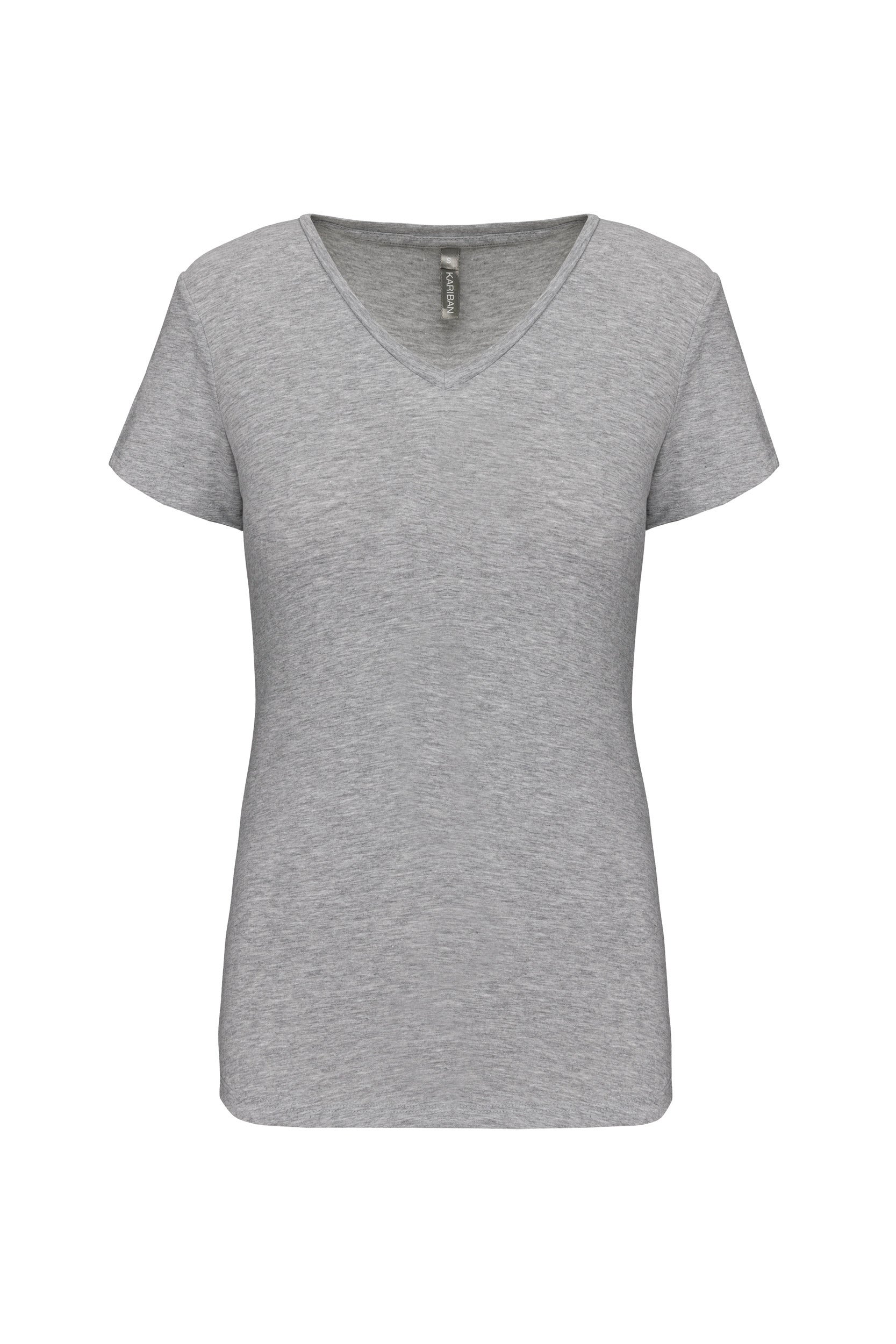 T-shirt col V manches courtes femme