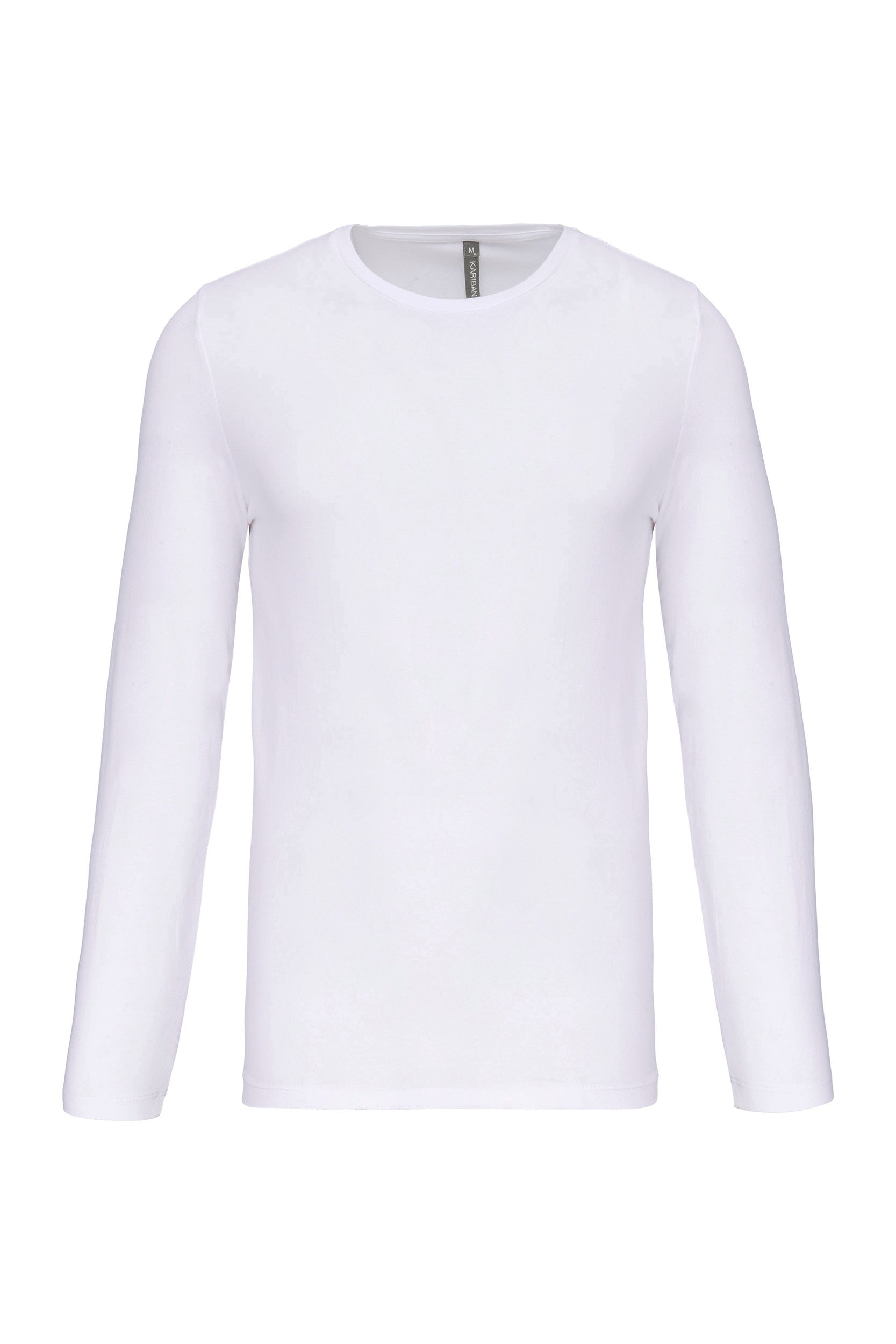 T-shirt col rond manches longues homme