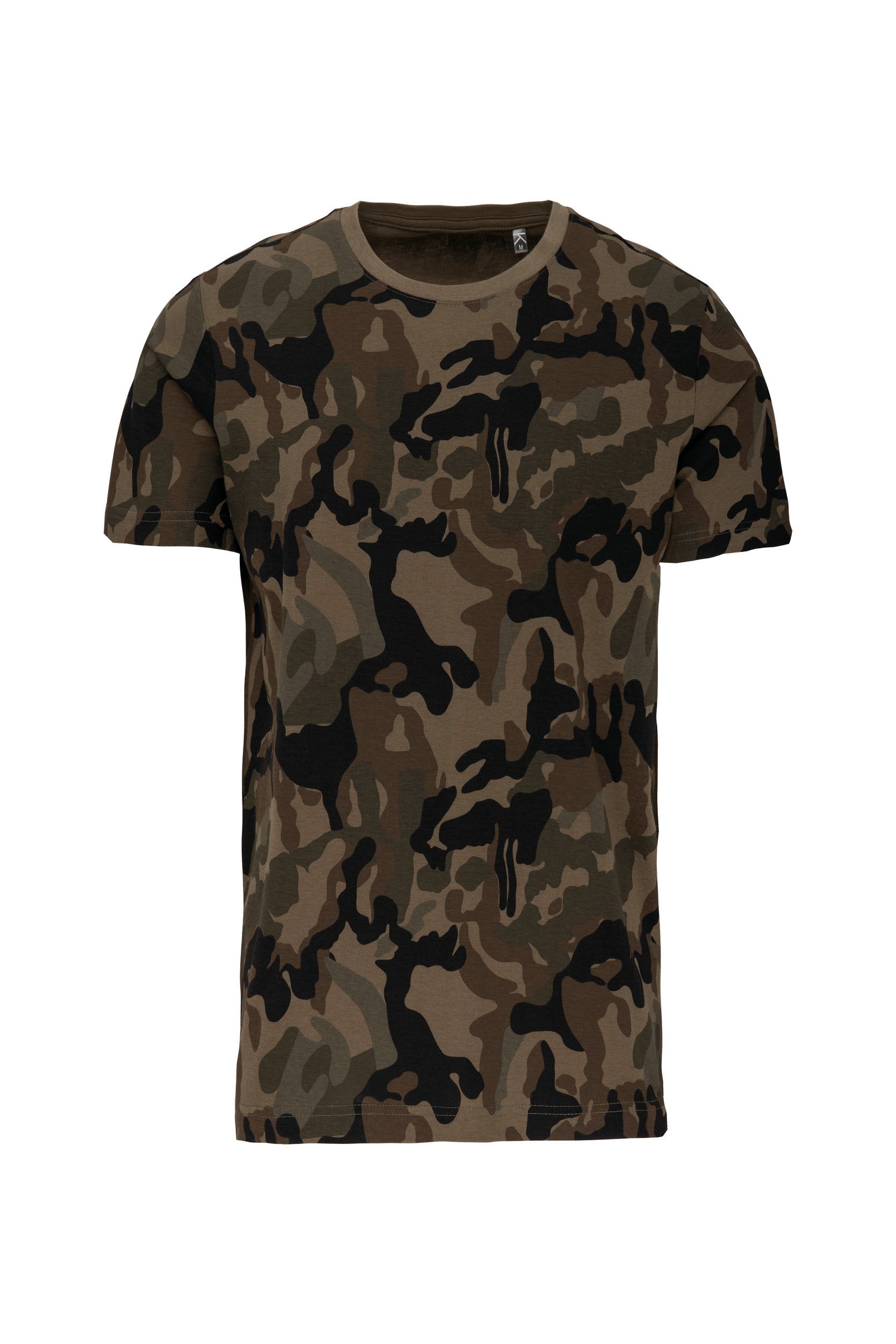 Camo T-shirt met korte mouwen voor heren