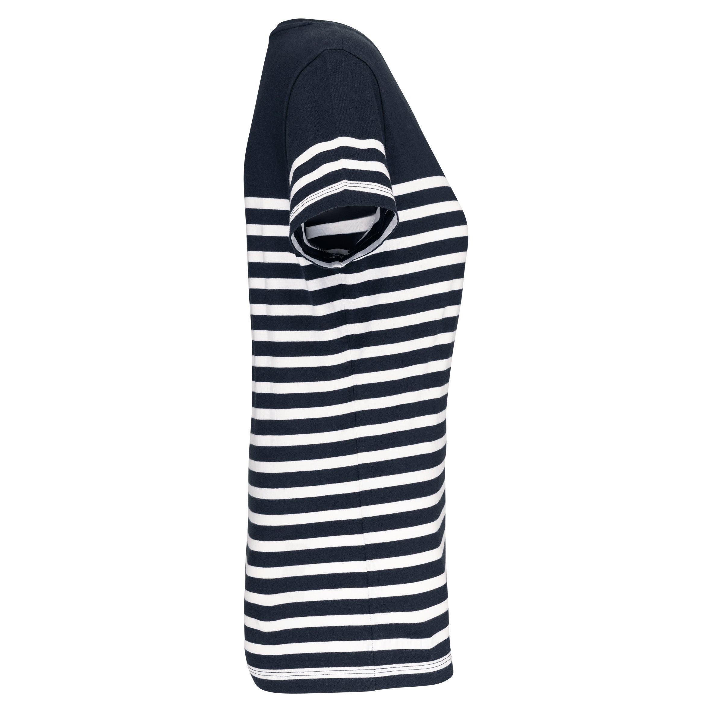 T-shirt marin col rond Bio femme