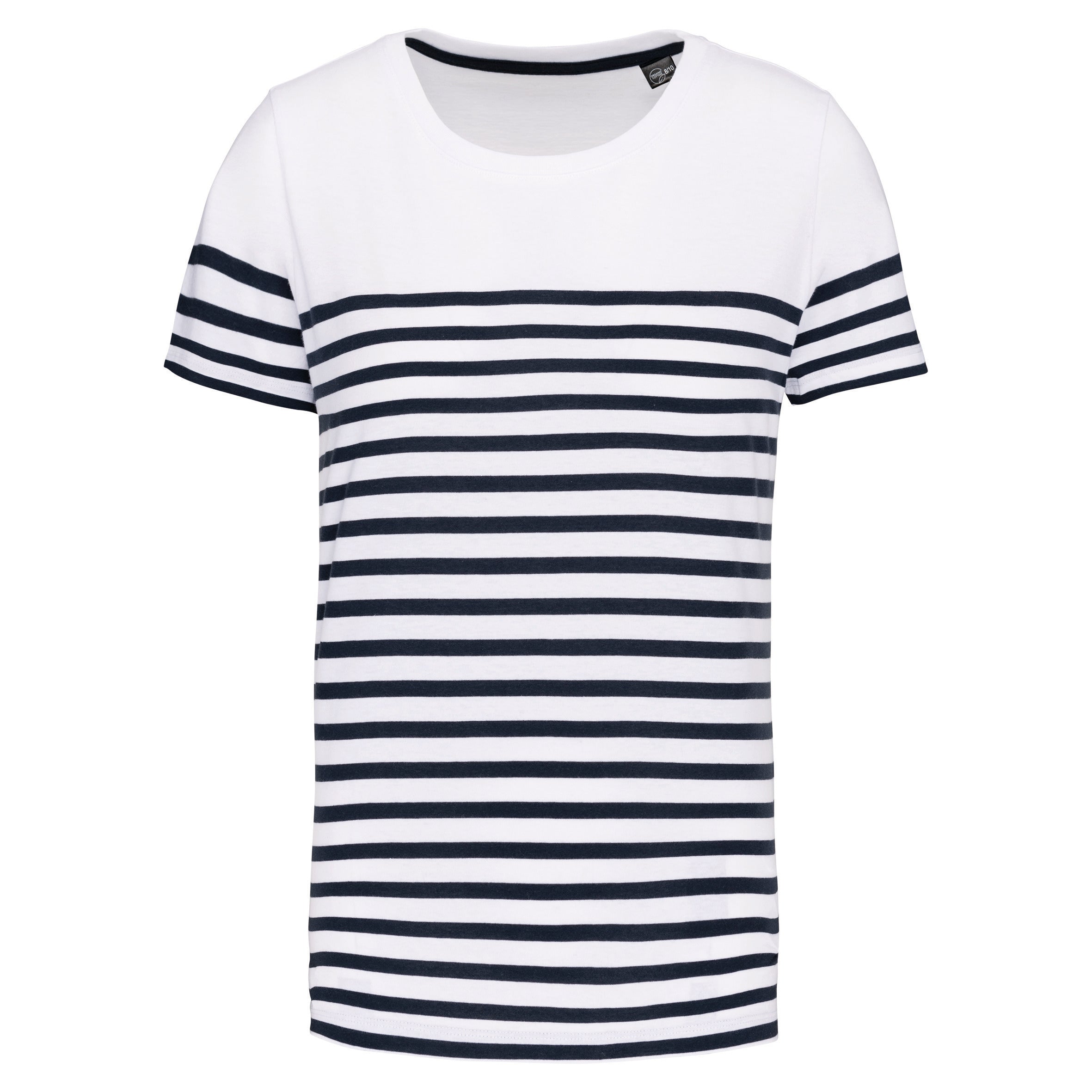 Biologisch zeemans-T-shirt met ronde hals voor kinderen