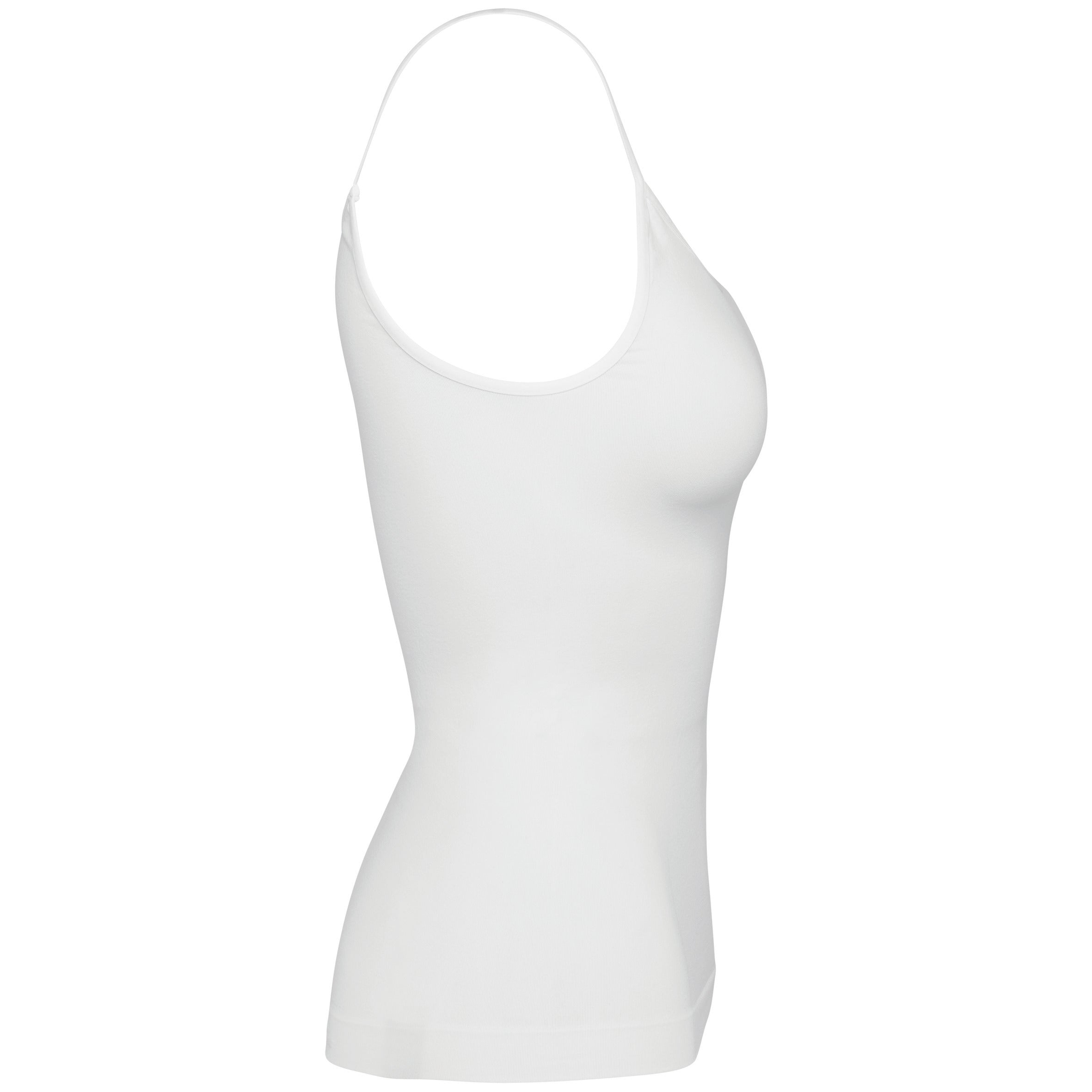 Eco-verantwoordelijke naadloze tanktop voor dames met dunne bandjes