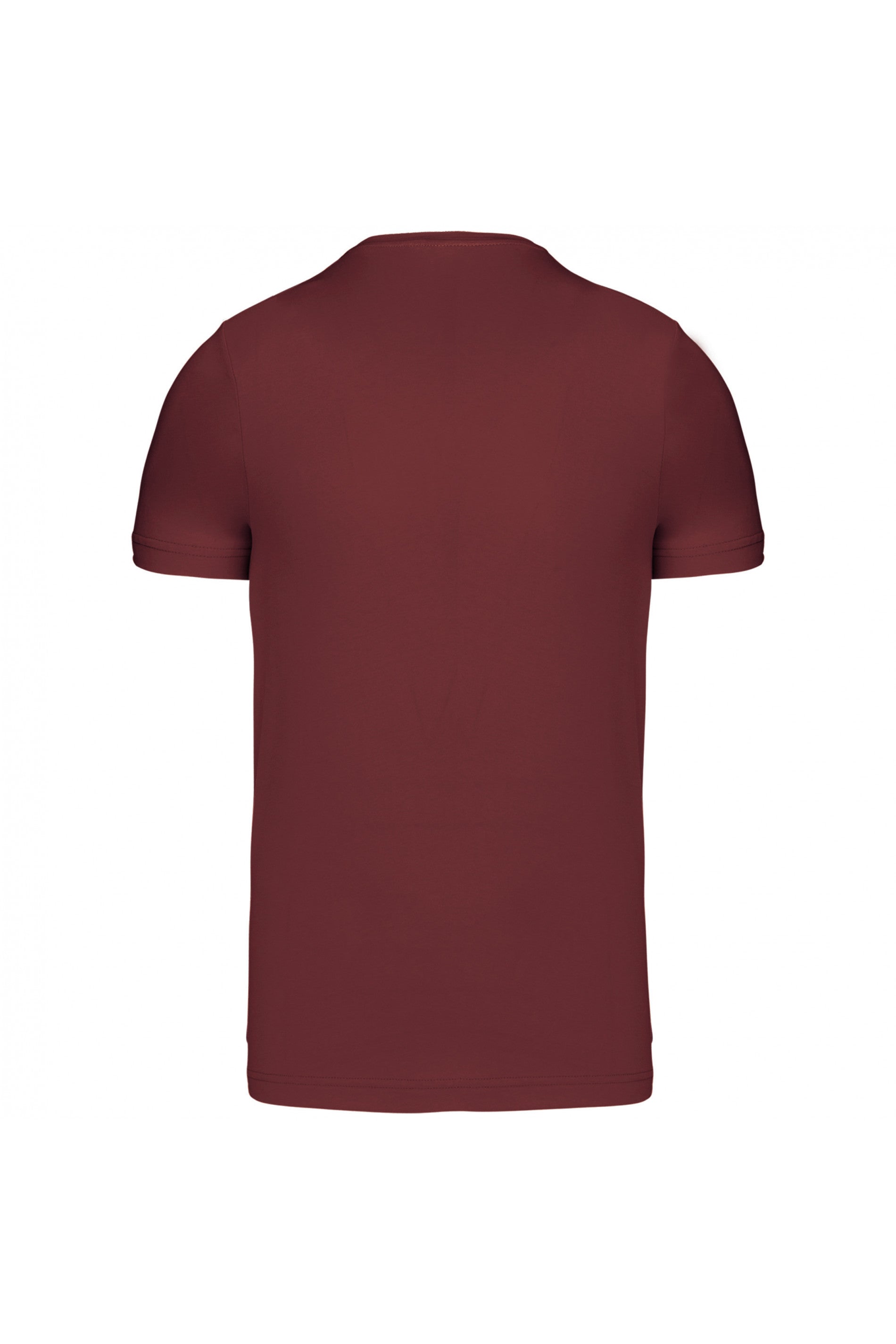 T-shirt met korte mouwen en V-hals