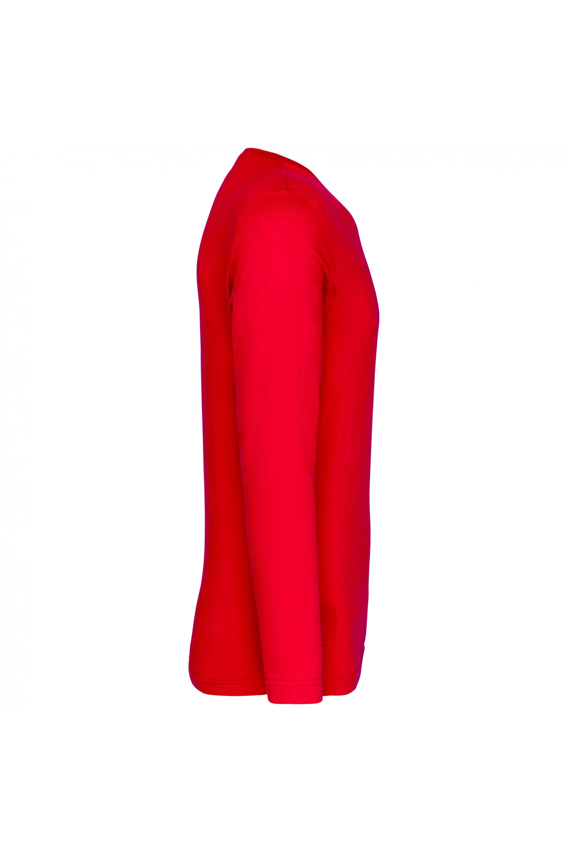 T-shirt col V manches longues