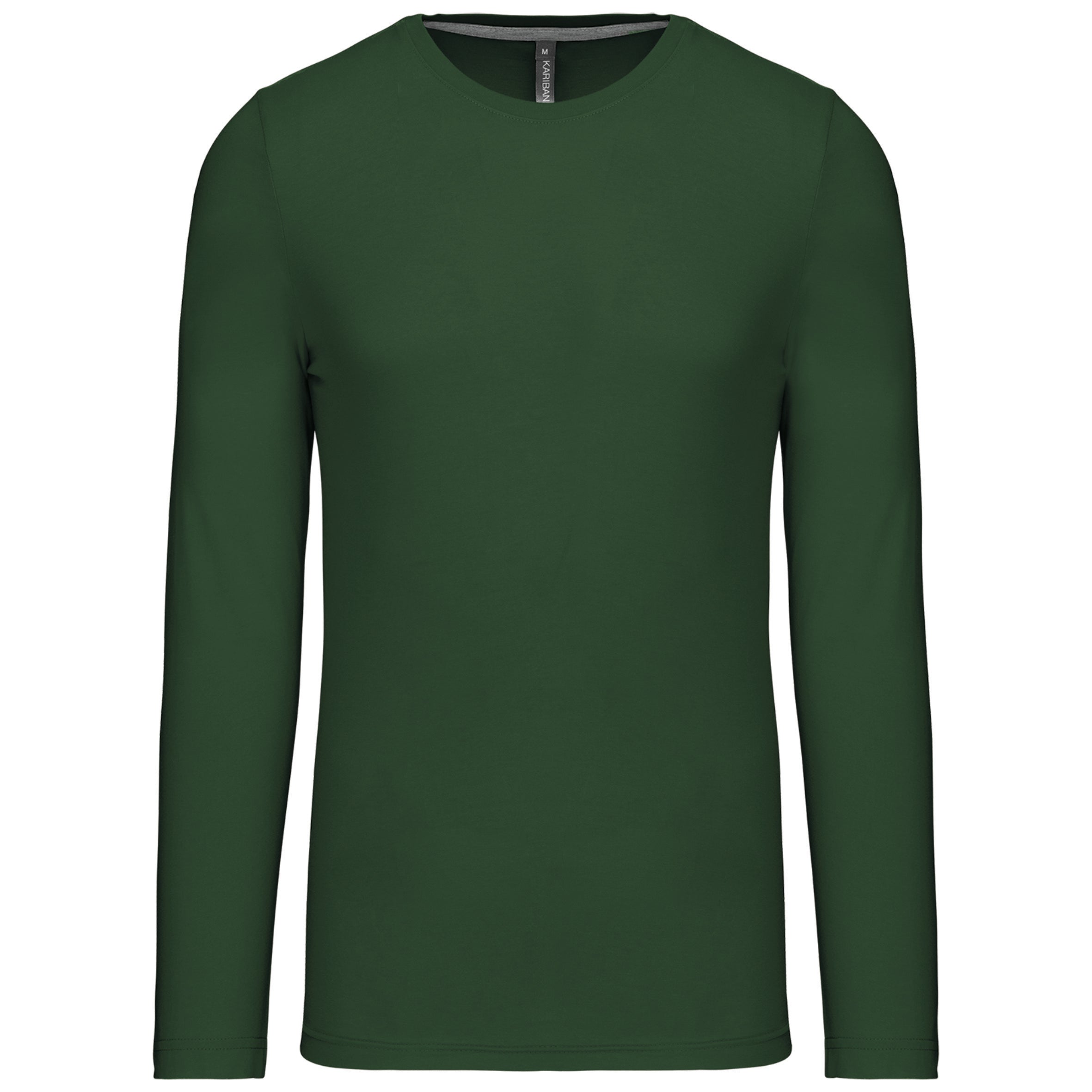 T-shirt col rond manches longues homme