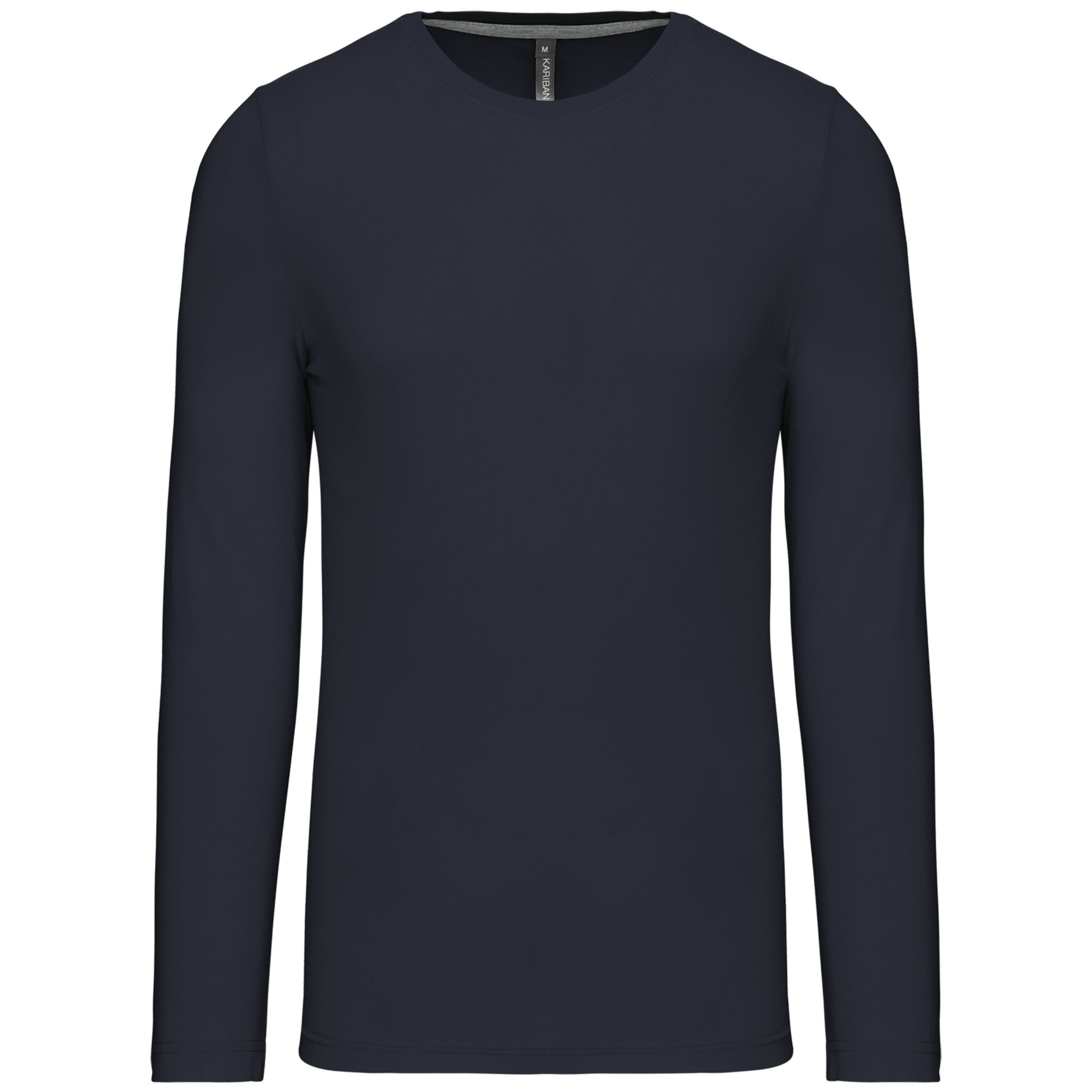 T-shirt col rond manches longues homme