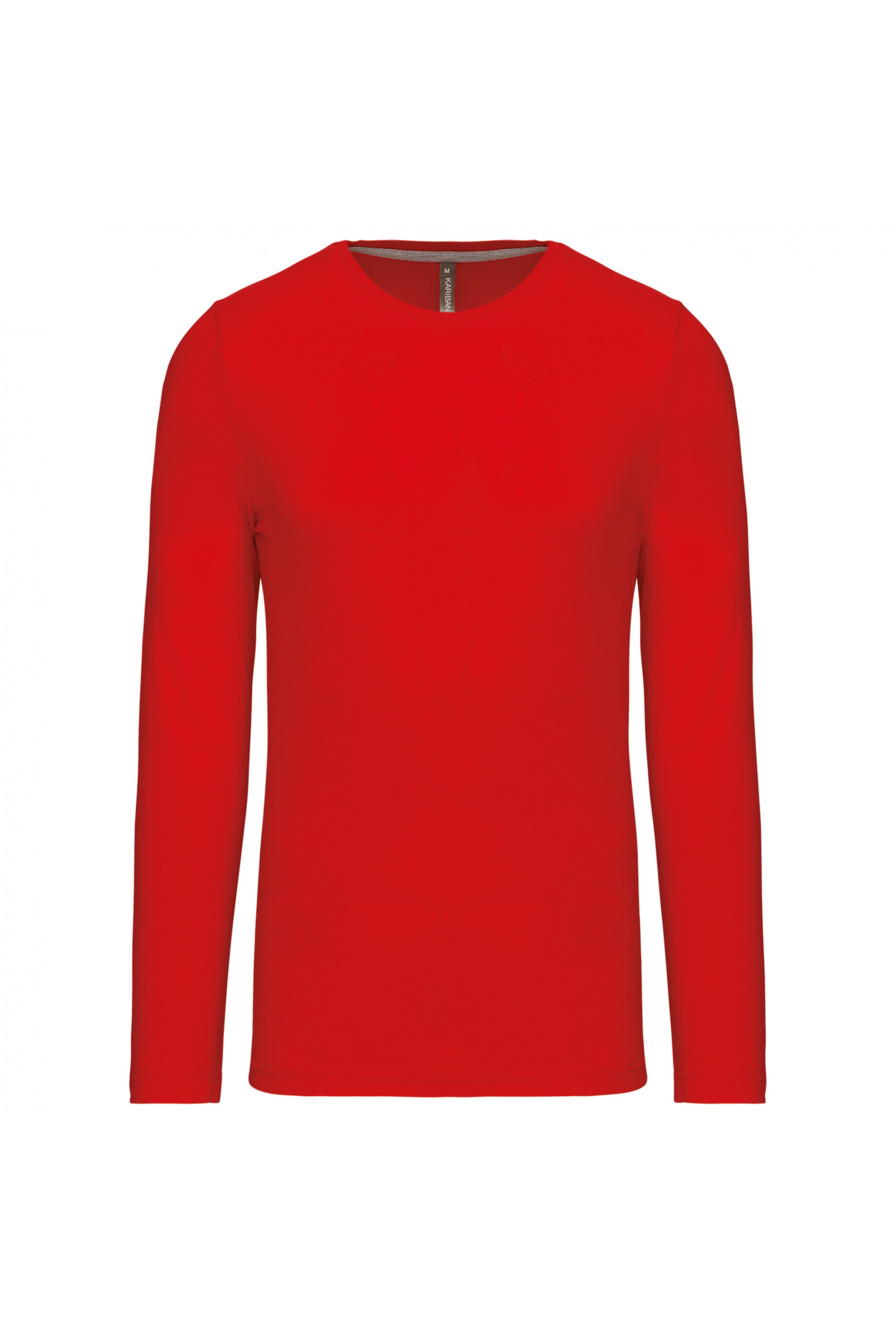 Men's long-sleeved round neck t-shirt