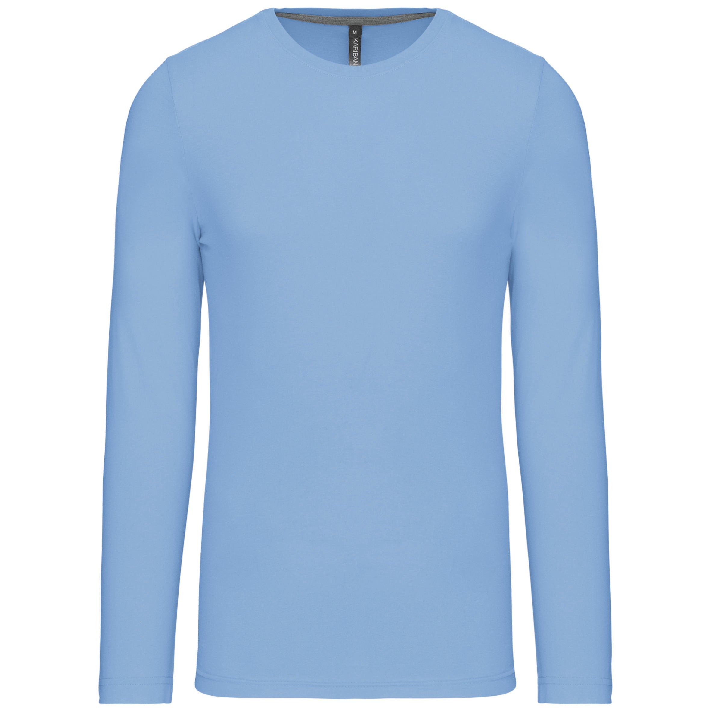 T-shirt col rond manches longues homme