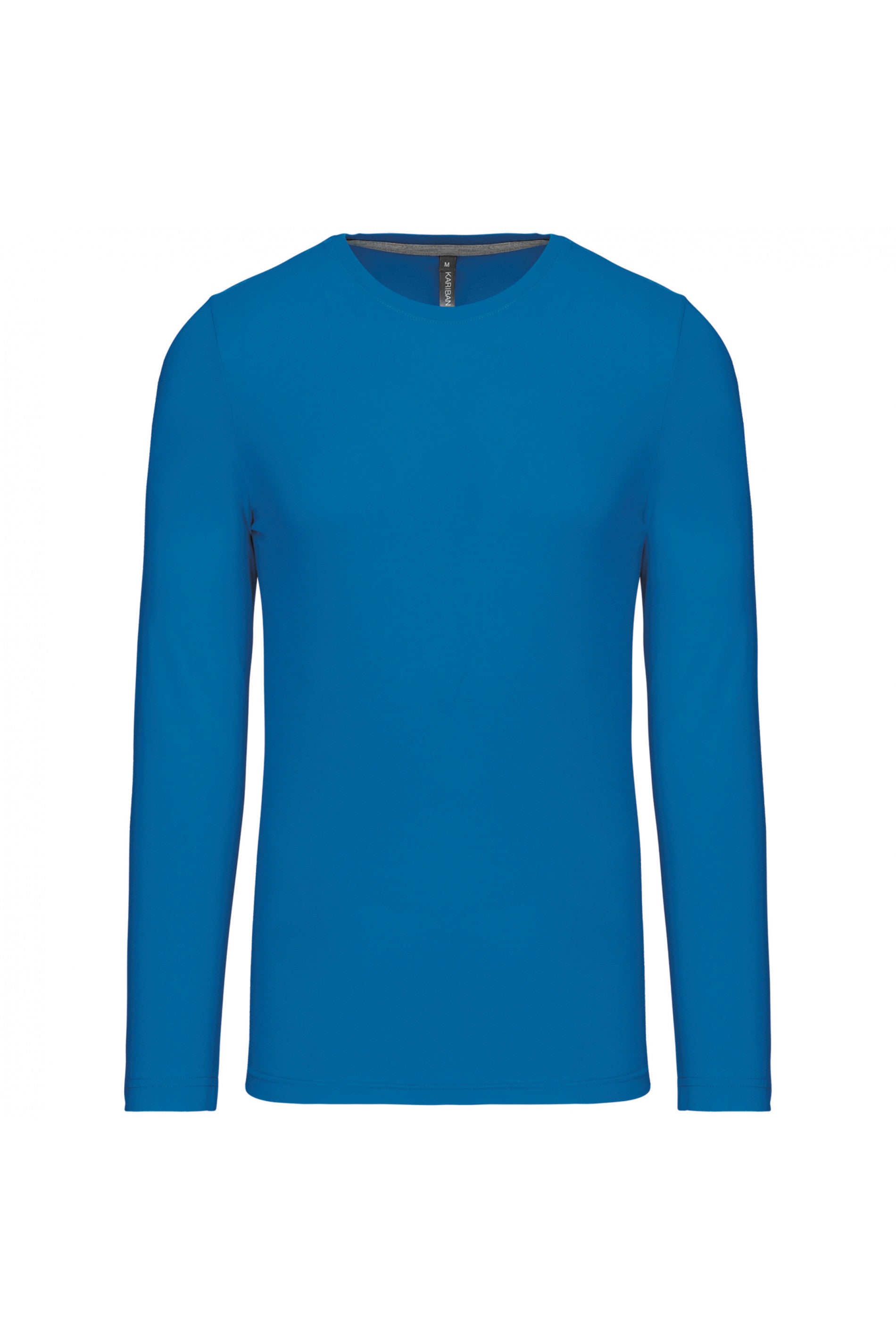 Men's long-sleeved round neck t-shirt