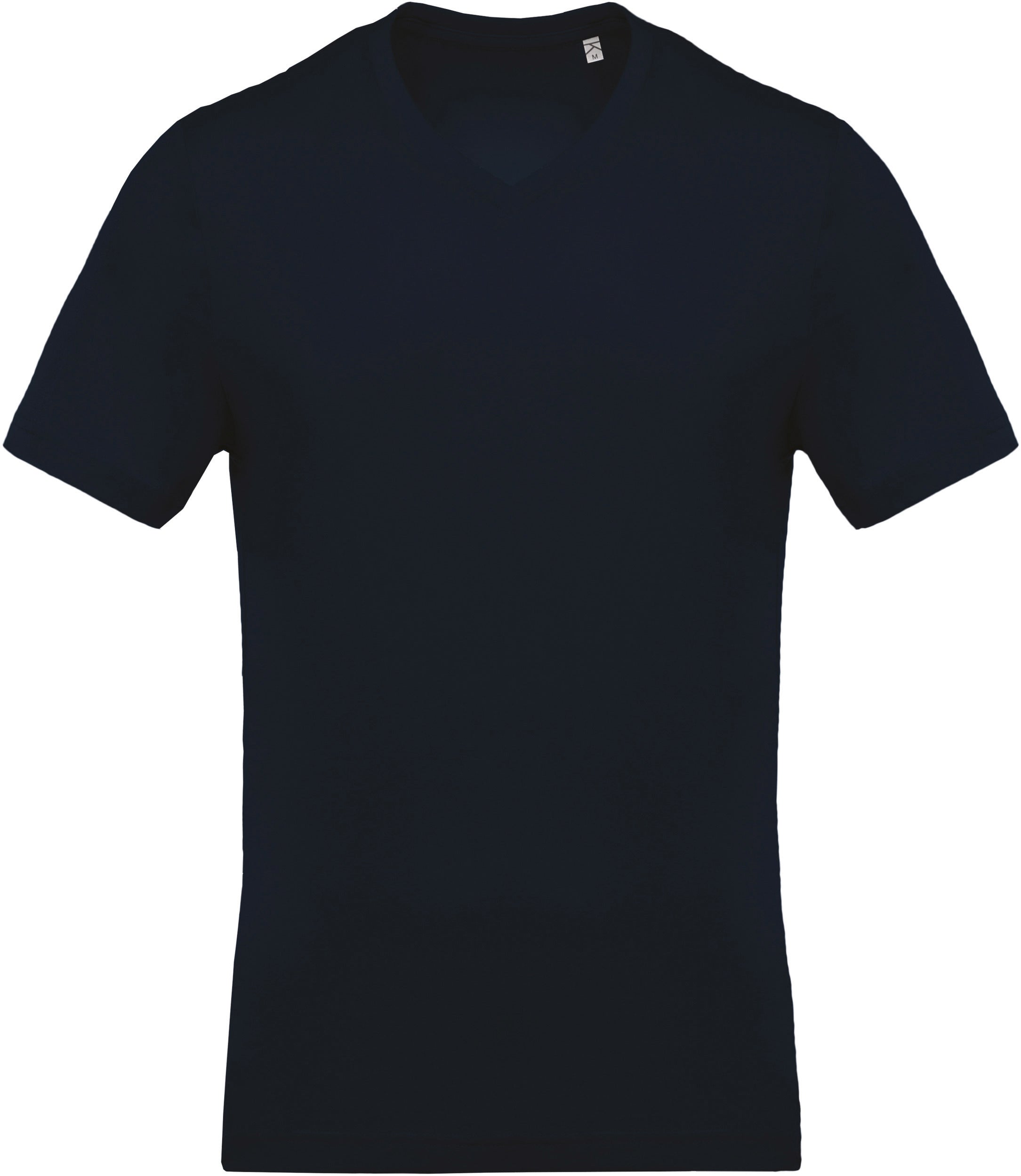Heren T-shirt met V-hals en korte mouwen