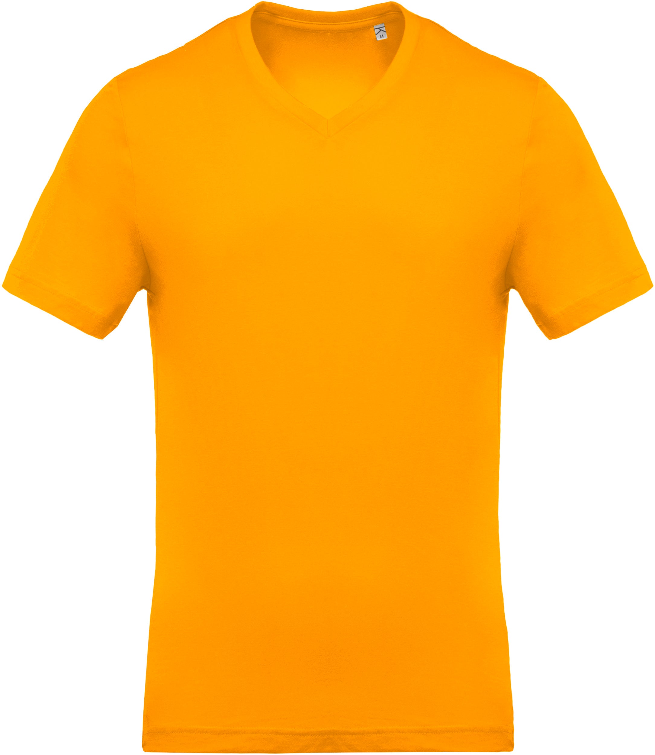 Heren T-shirt met V-hals en korte mouwen