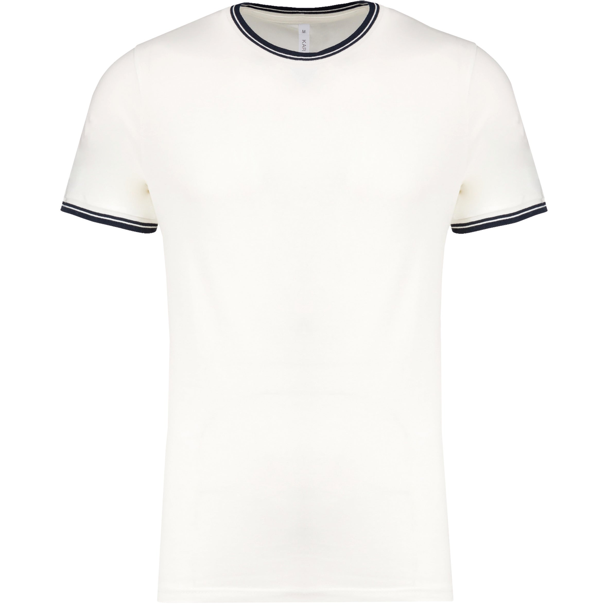 Heren T-shirt van piquétricot met ronde hals