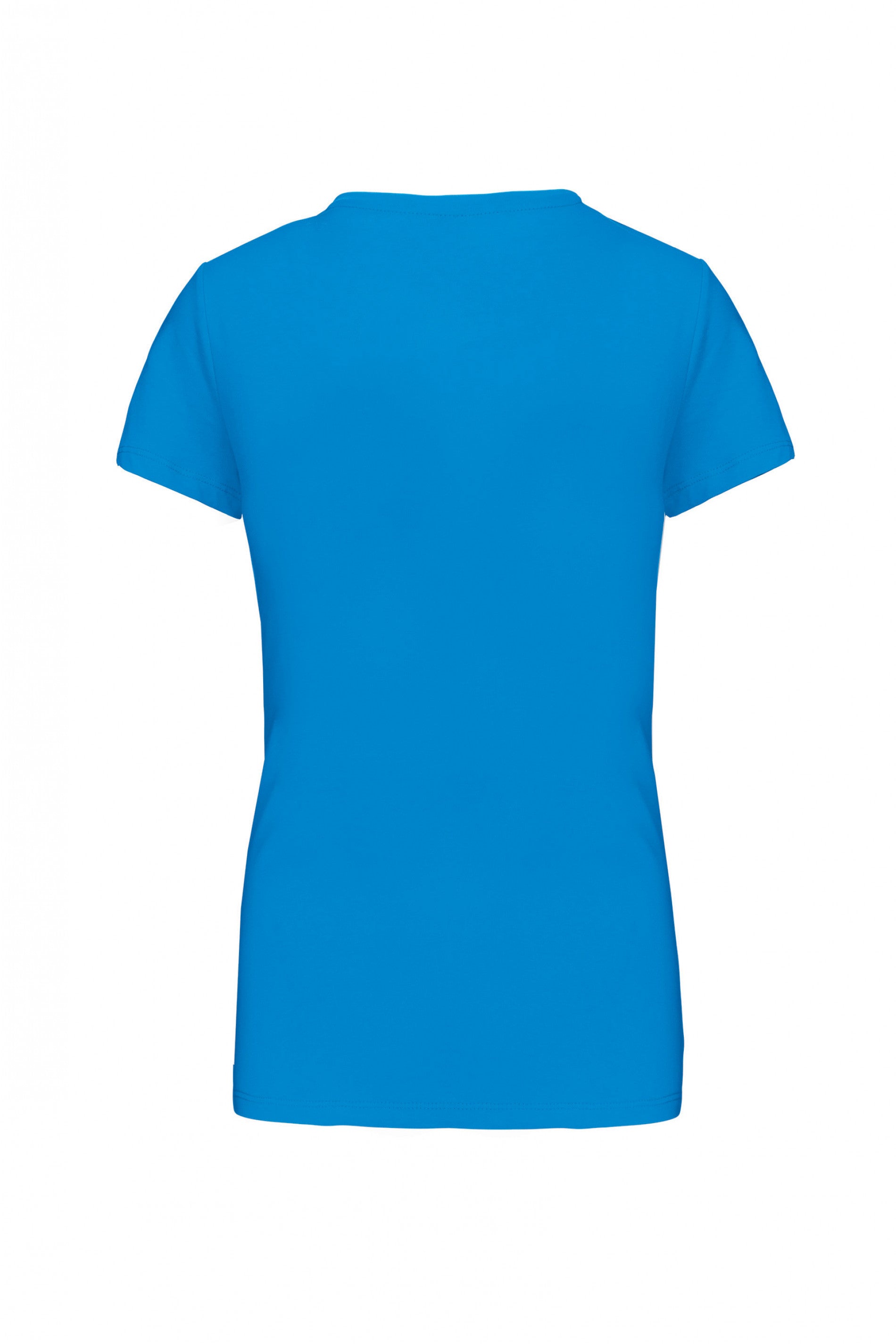 Dames T-shirt met V-hals en korte mouwen