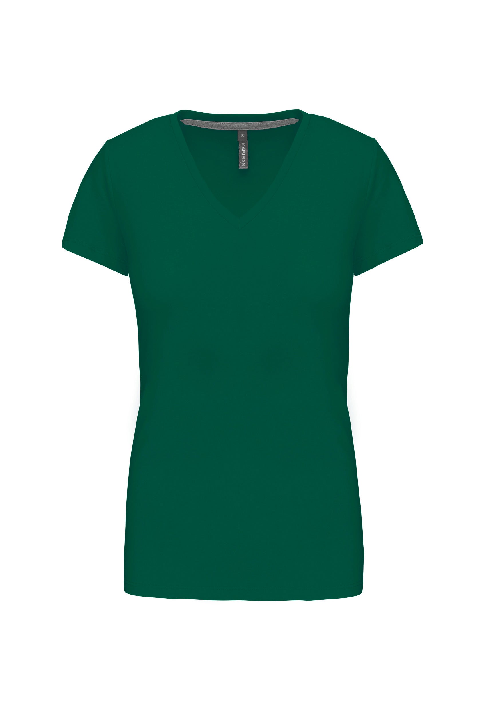 T-shirt col V manches courtes femme