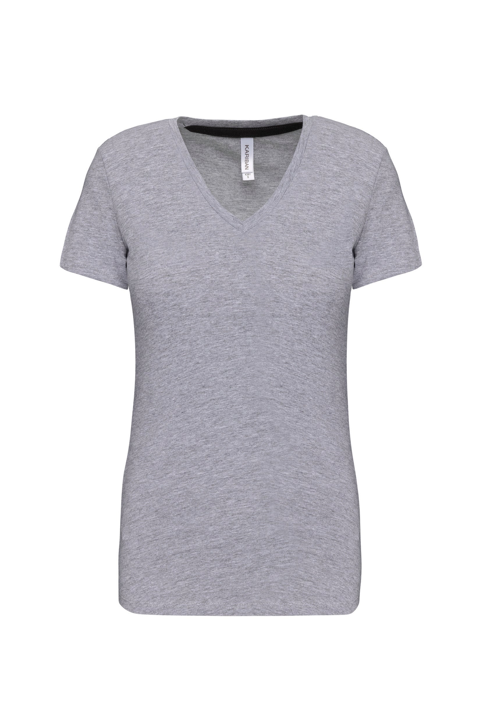 T-shirt col V manches courtes femme