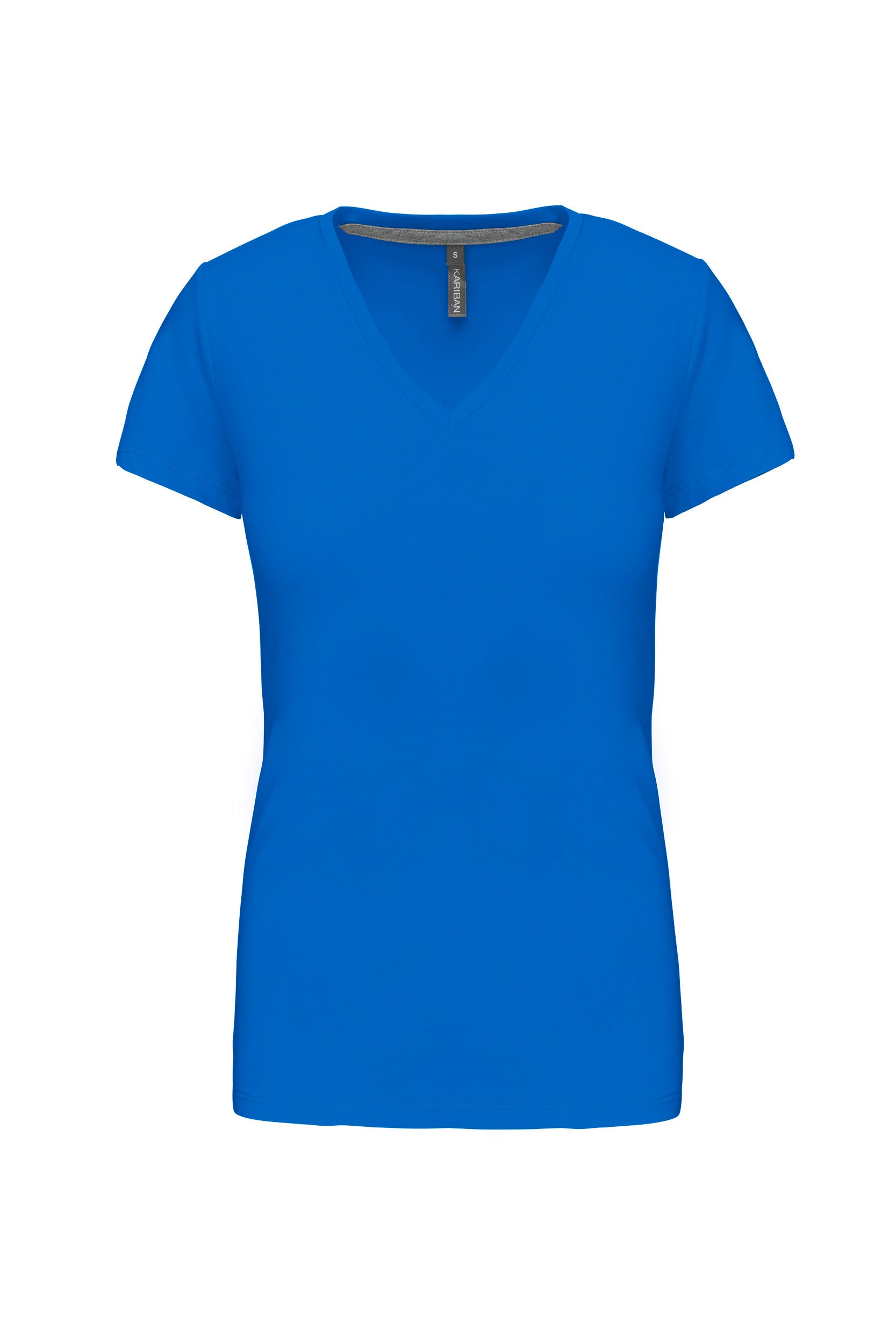 T-shirt col V manches courtes femme