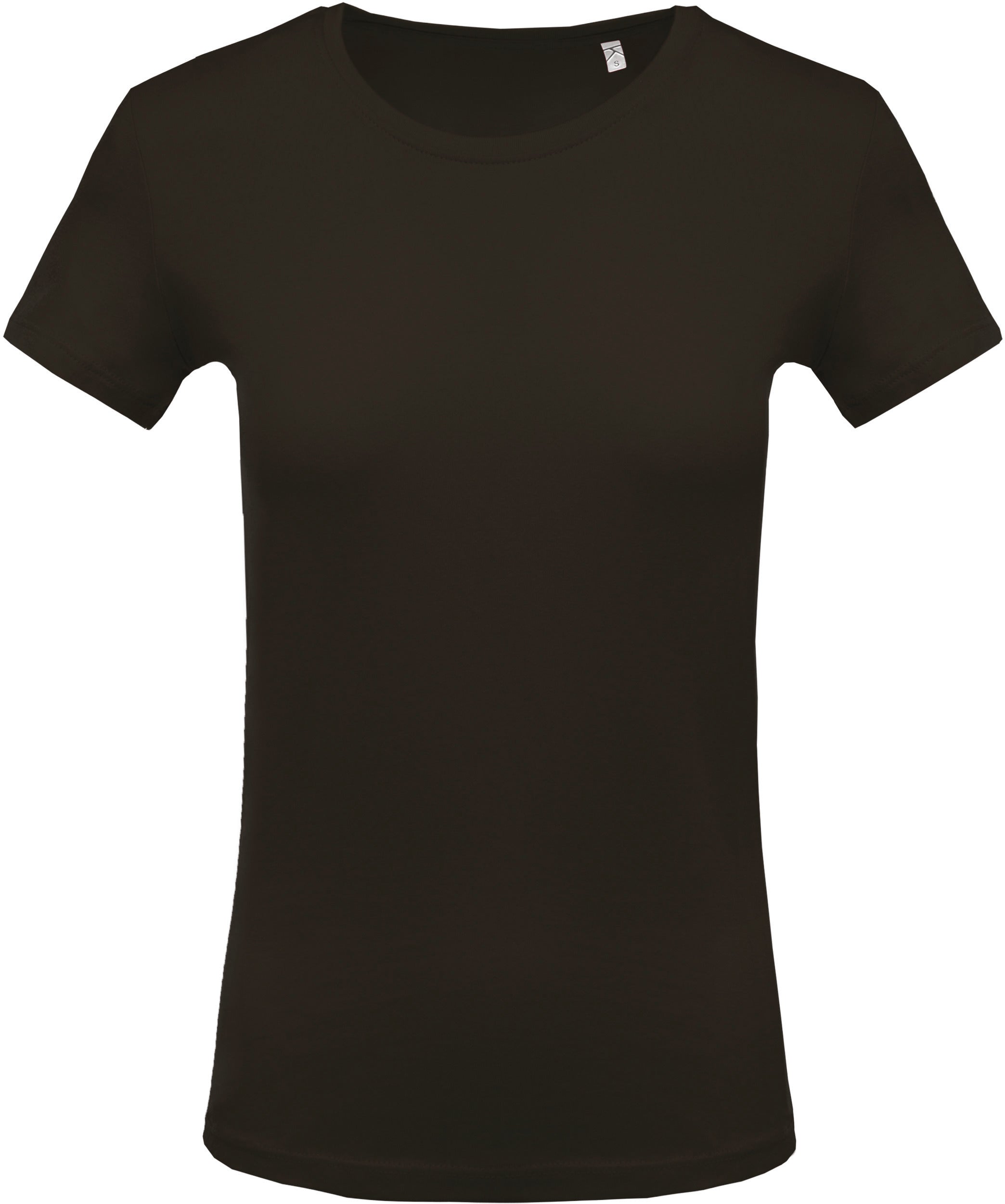Dames T-shirt met korte mouwen en ronde hals
