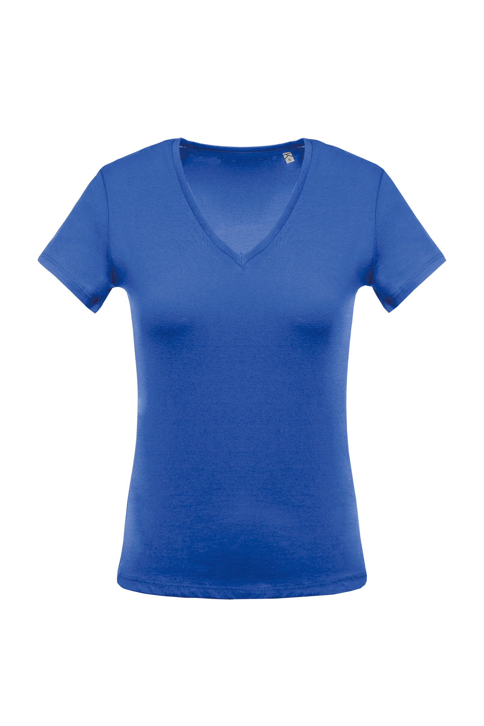 T-Shirt col V manches courtes femme