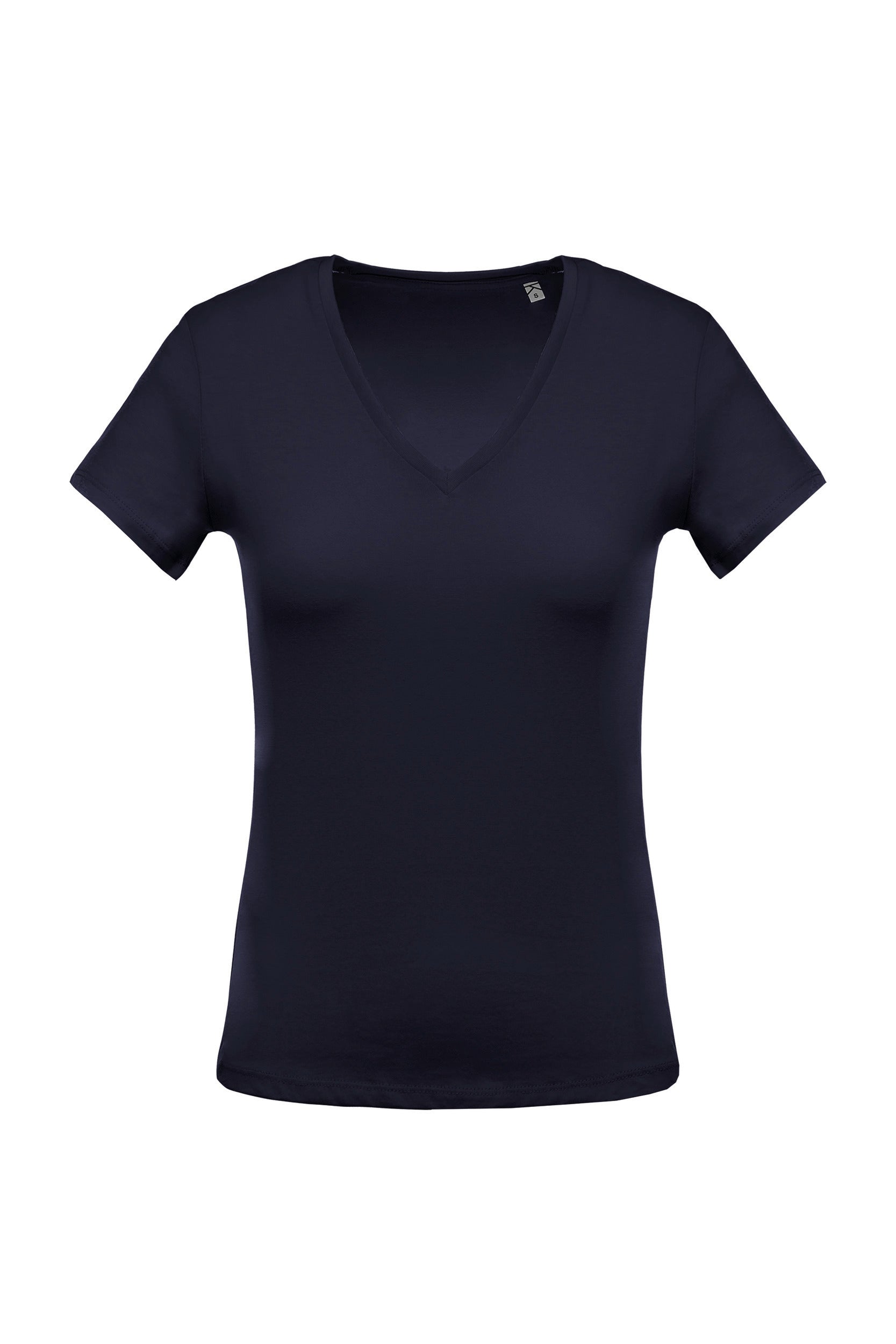 T-Shirt col V manches courtes femme