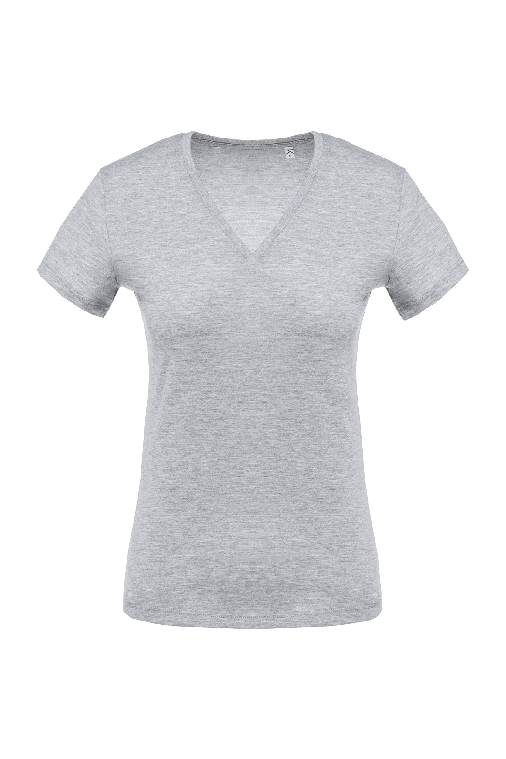 T-Shirt col V manches courtes femme