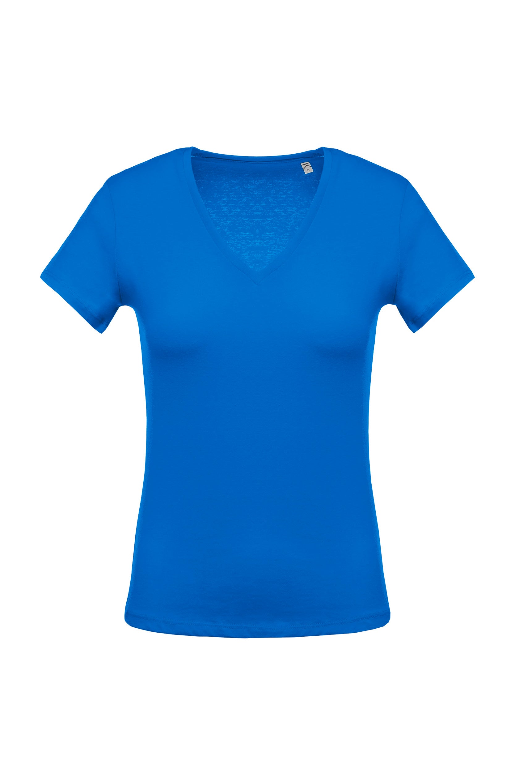 T-Shirt col V manches courtes femme