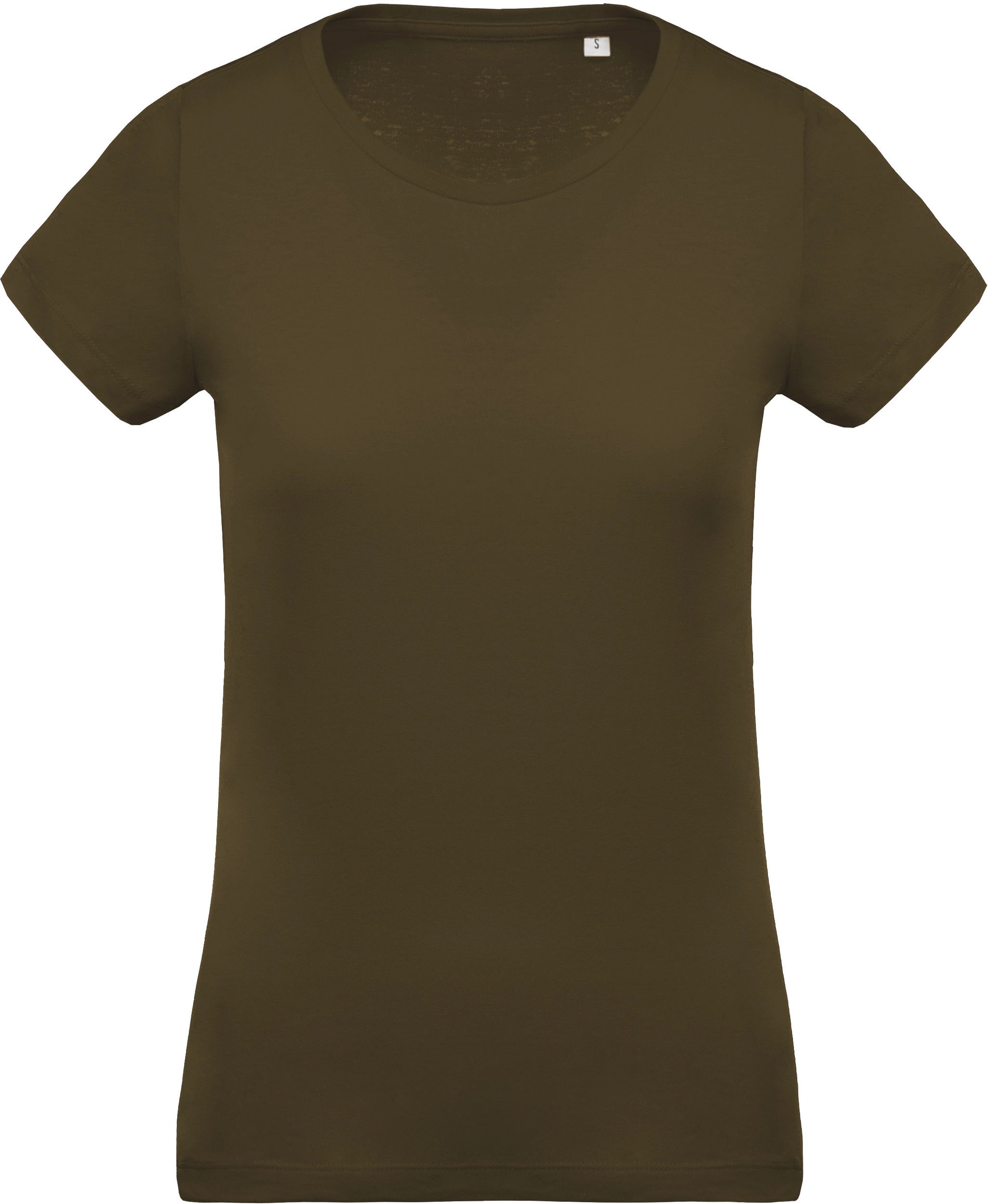 T-shirt coton Bio col rond femme