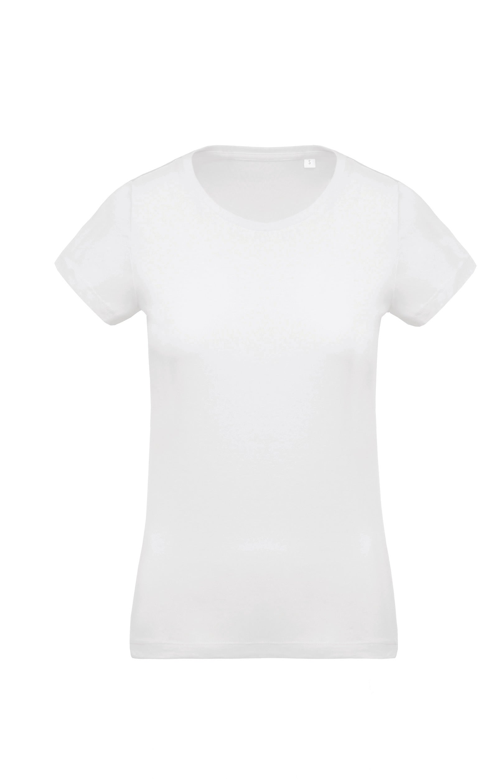 T-shirt coton Bio col rond femme