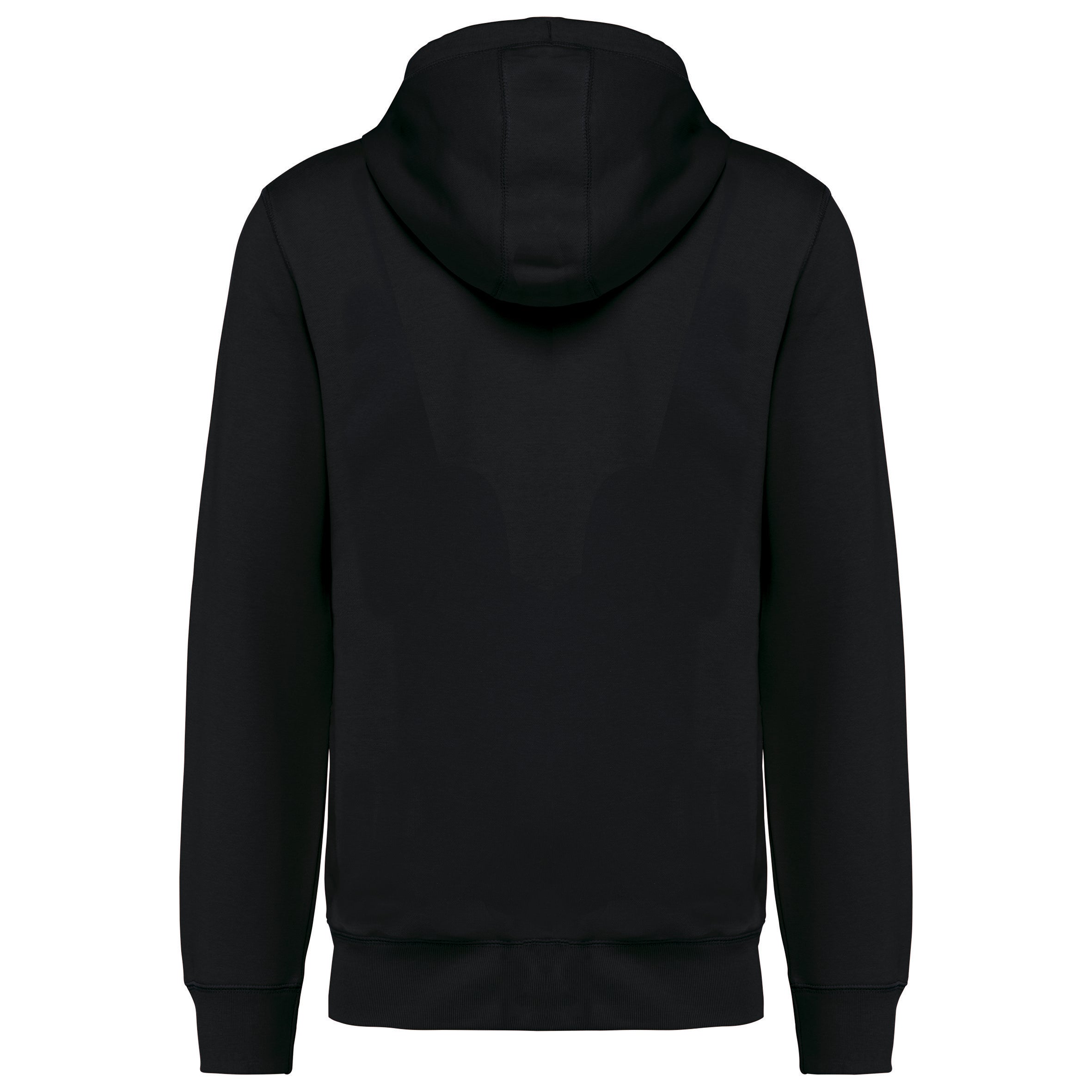 Uniseks ecologisch verantwoord French Terry sweatshirt met capuchon en rits