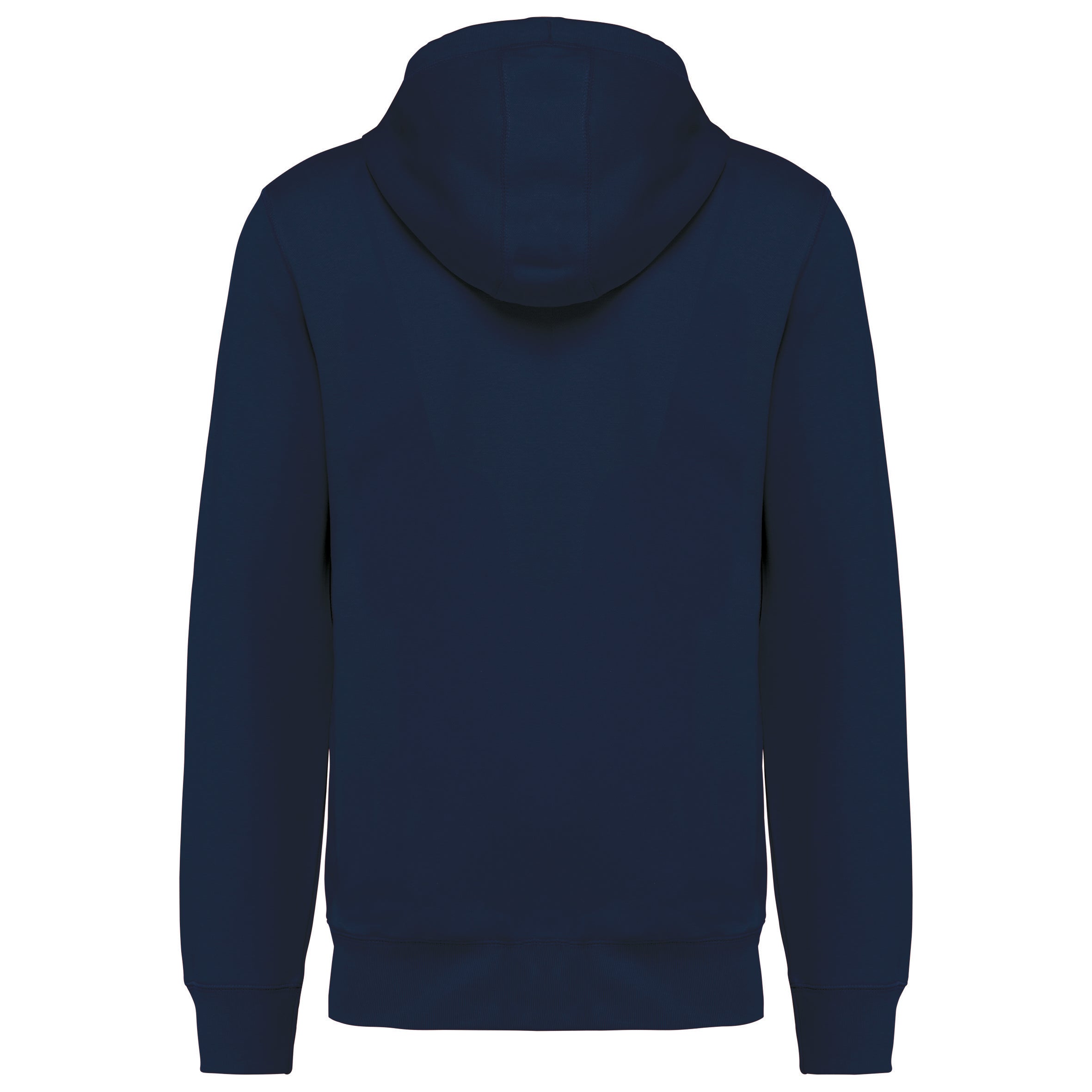 Uniseks ecologisch verantwoord French Terry sweatshirt met capuchon en rits
