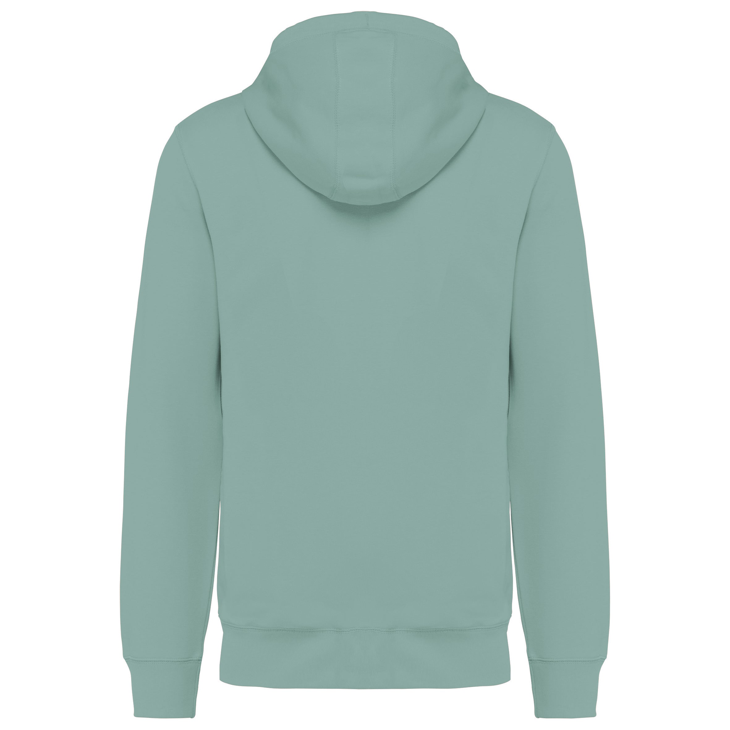 Uniseks ecologisch verantwoord French Terry sweatshirt met capuchon en rits