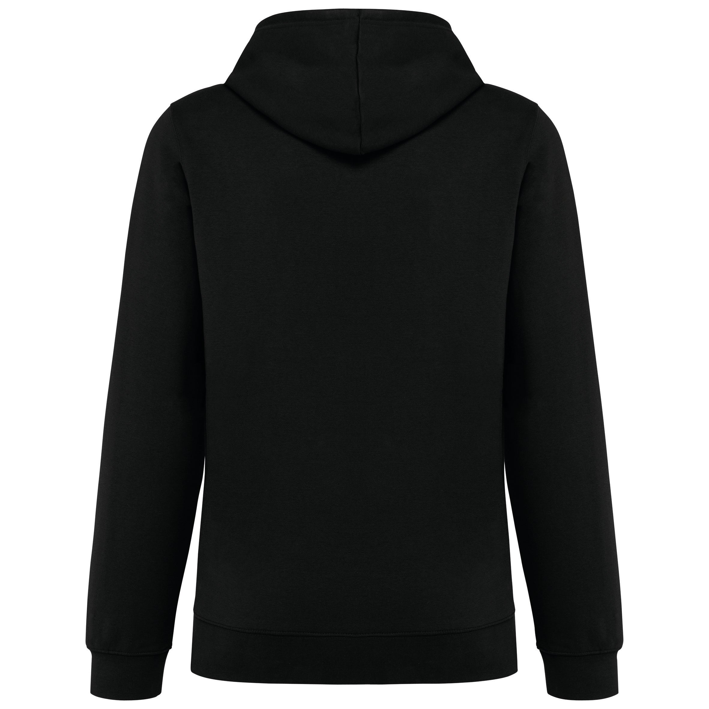 Uniseks sweatshirt met capuchon en contrasterend patroon