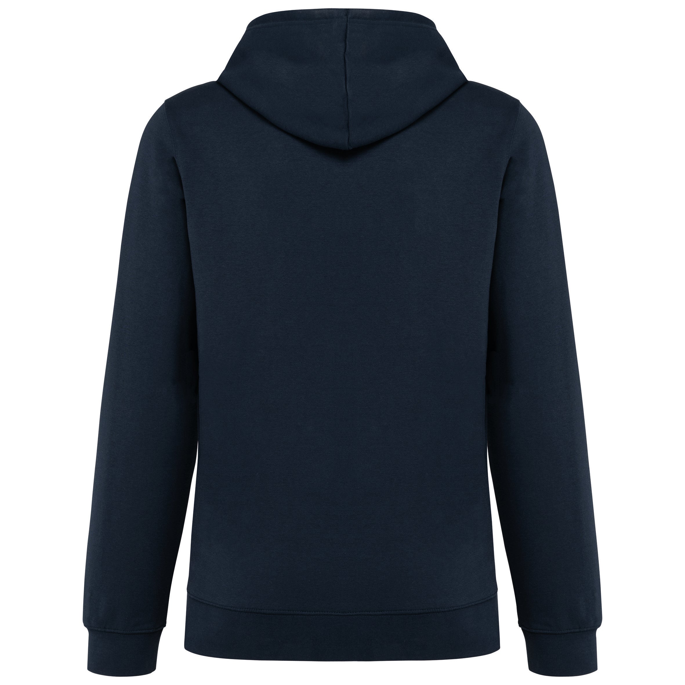 Uniseks sweatshirt met capuchon en contrasterend patroon