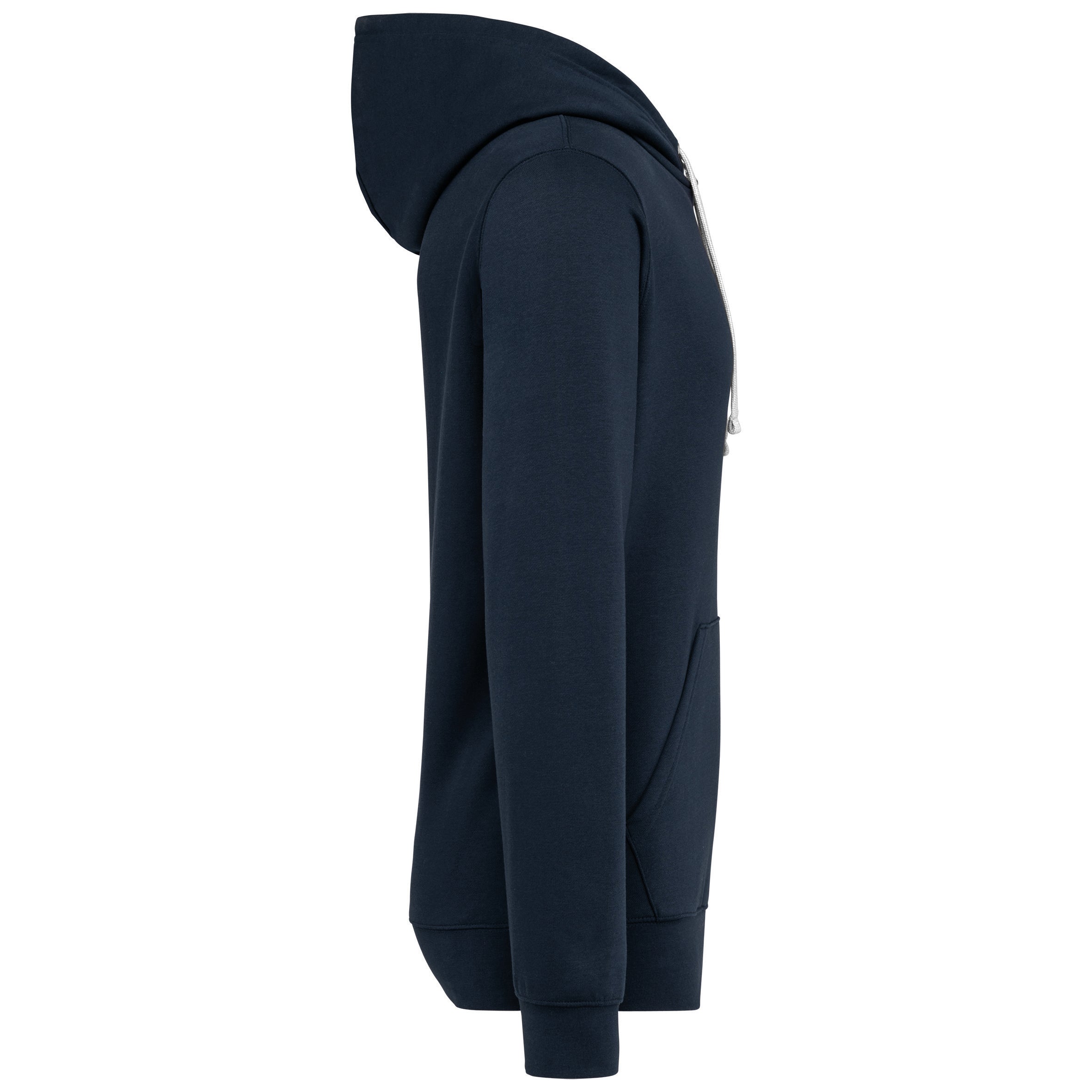 Uniseks sweatshirt met capuchon en contrasterend patroon