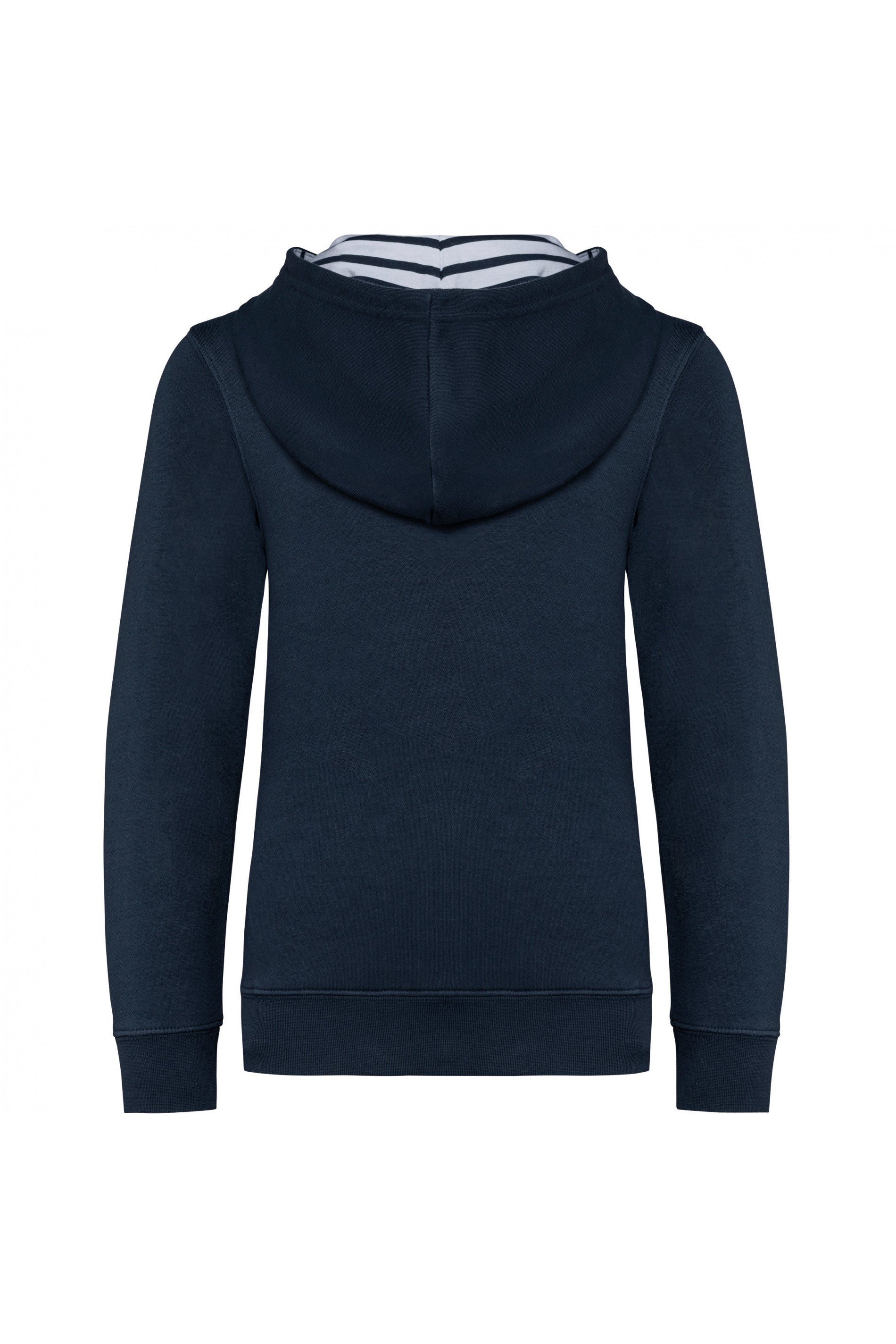 Uniseks sweatshirt met contrasterende capuchon voor kinderen