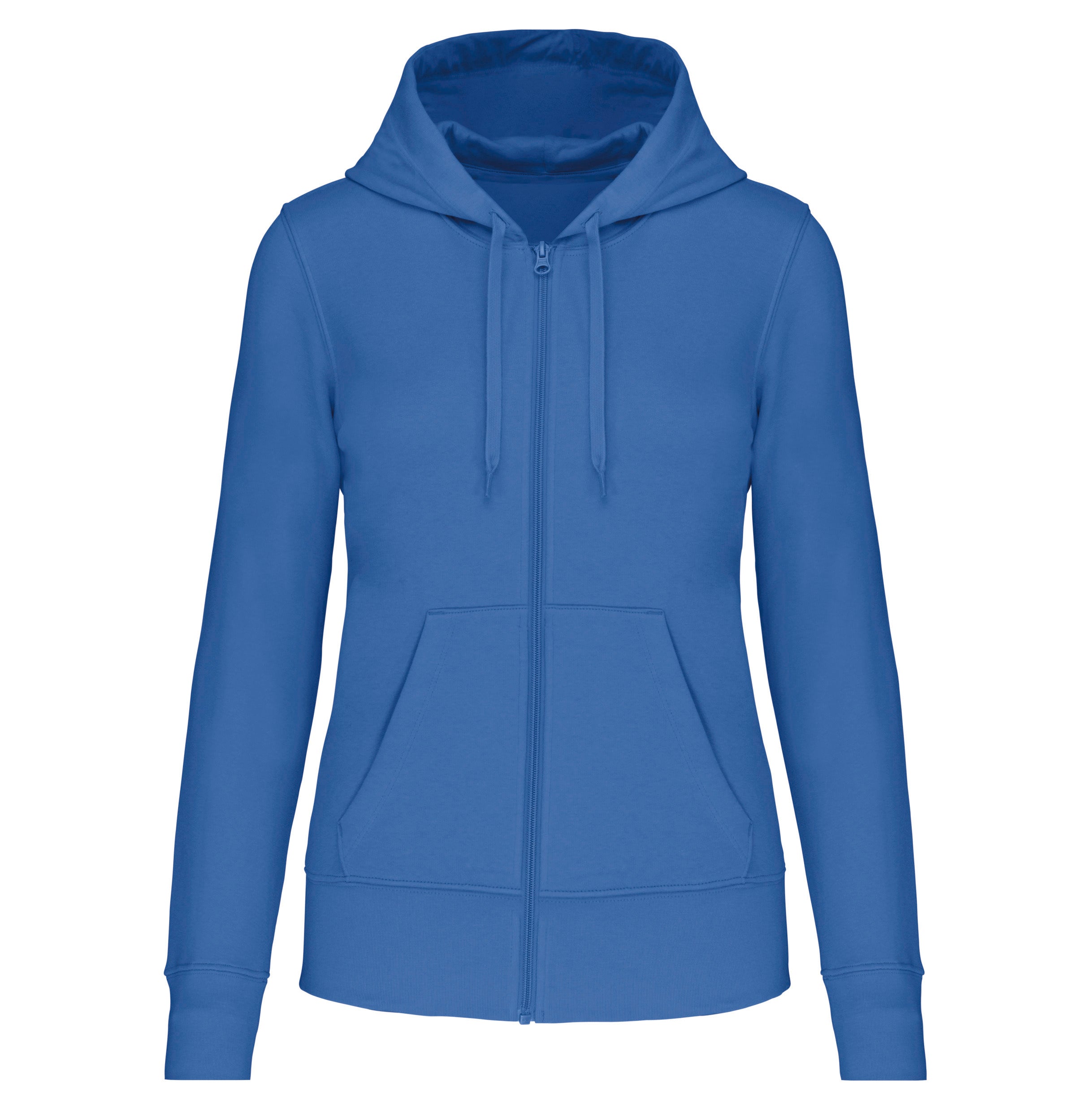 Sweat-shirt écoresponsable zippé à capuche femme