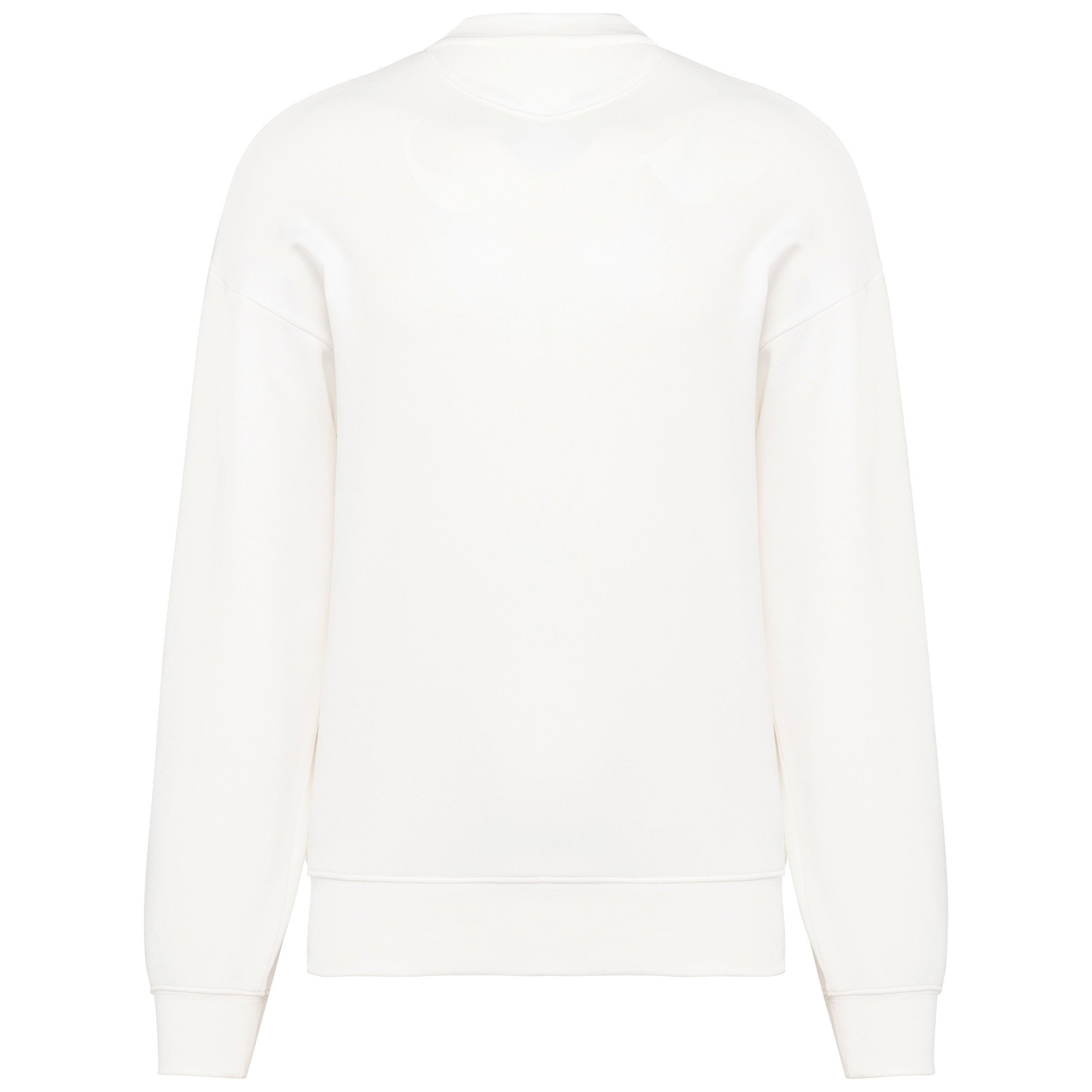 Uniseks milieuvriendelijk oversized sweatshirt met ronde hals