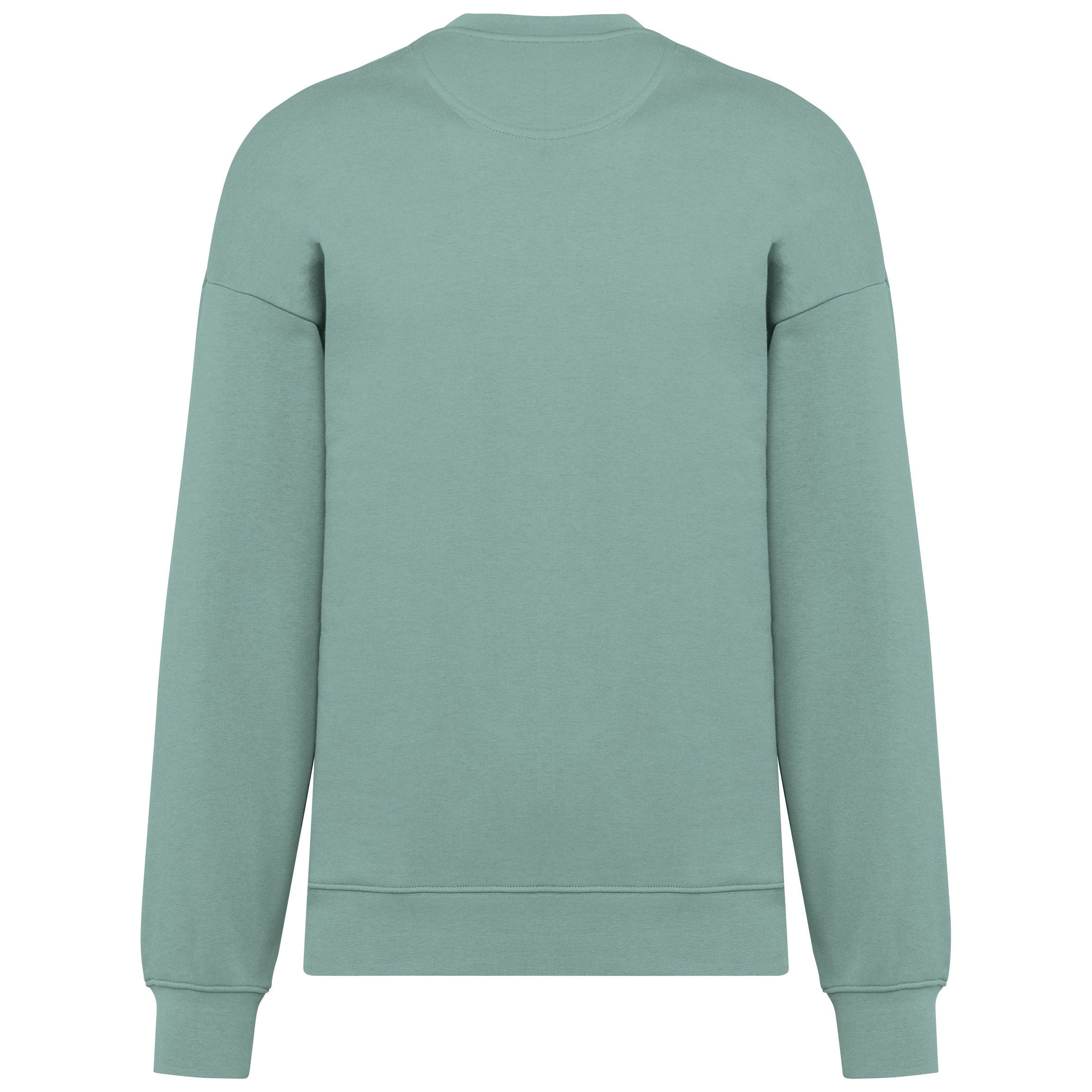 Uniseks milieuvriendelijk oversized sweatshirt met ronde hals