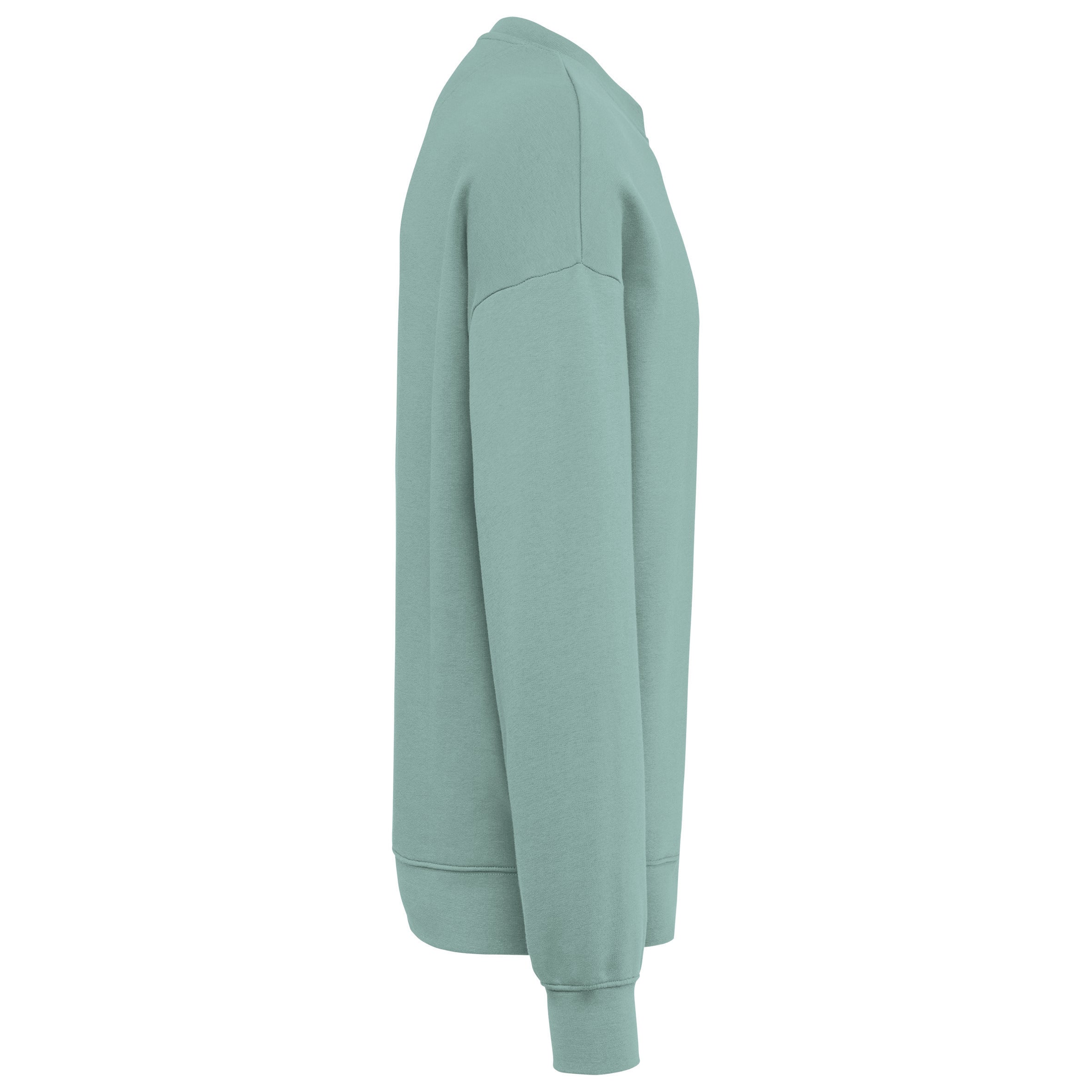 Uniseks milieuvriendelijk oversized sweatshirt met ronde hals