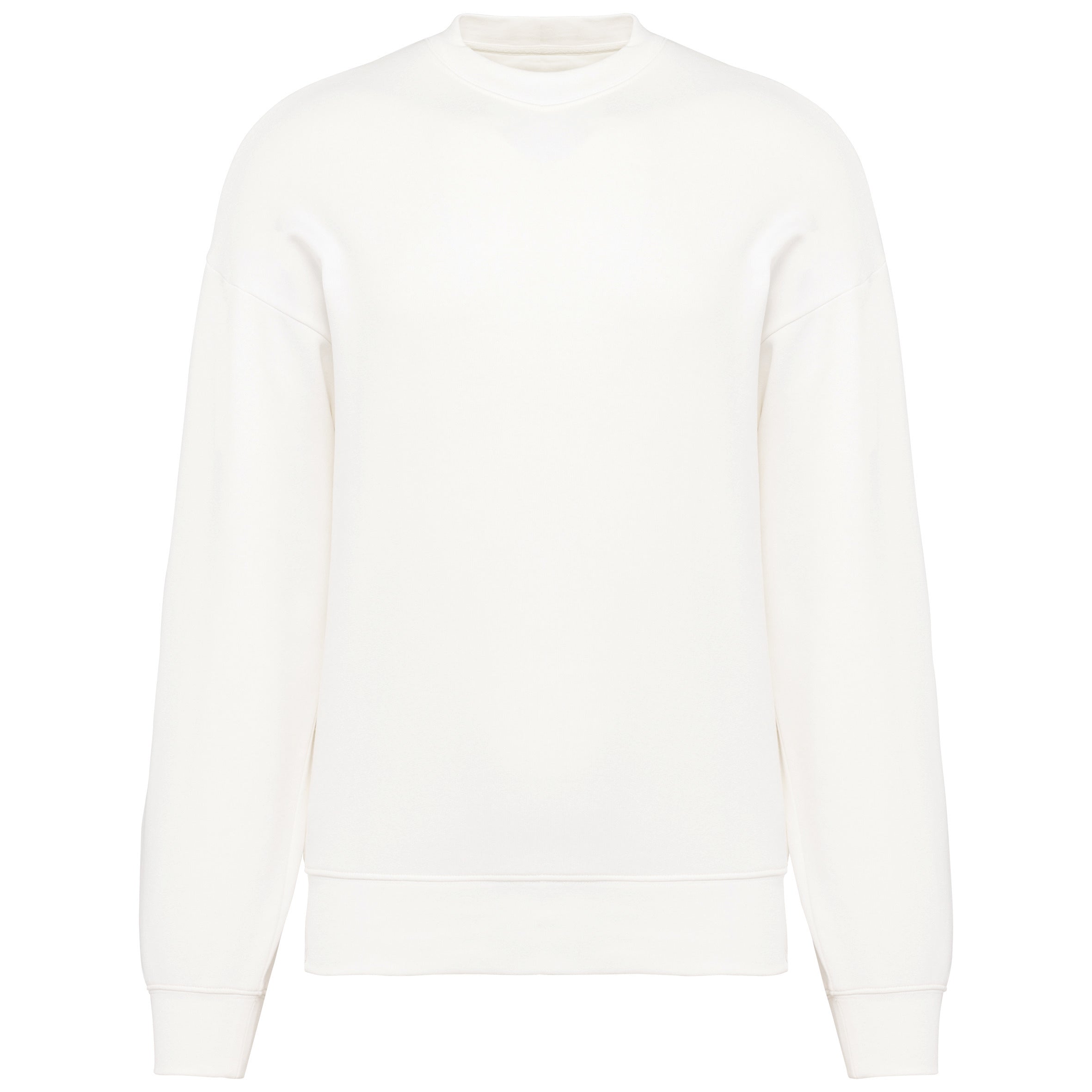 Uniseks milieuvriendelijk oversized sweatshirt met ronde hals