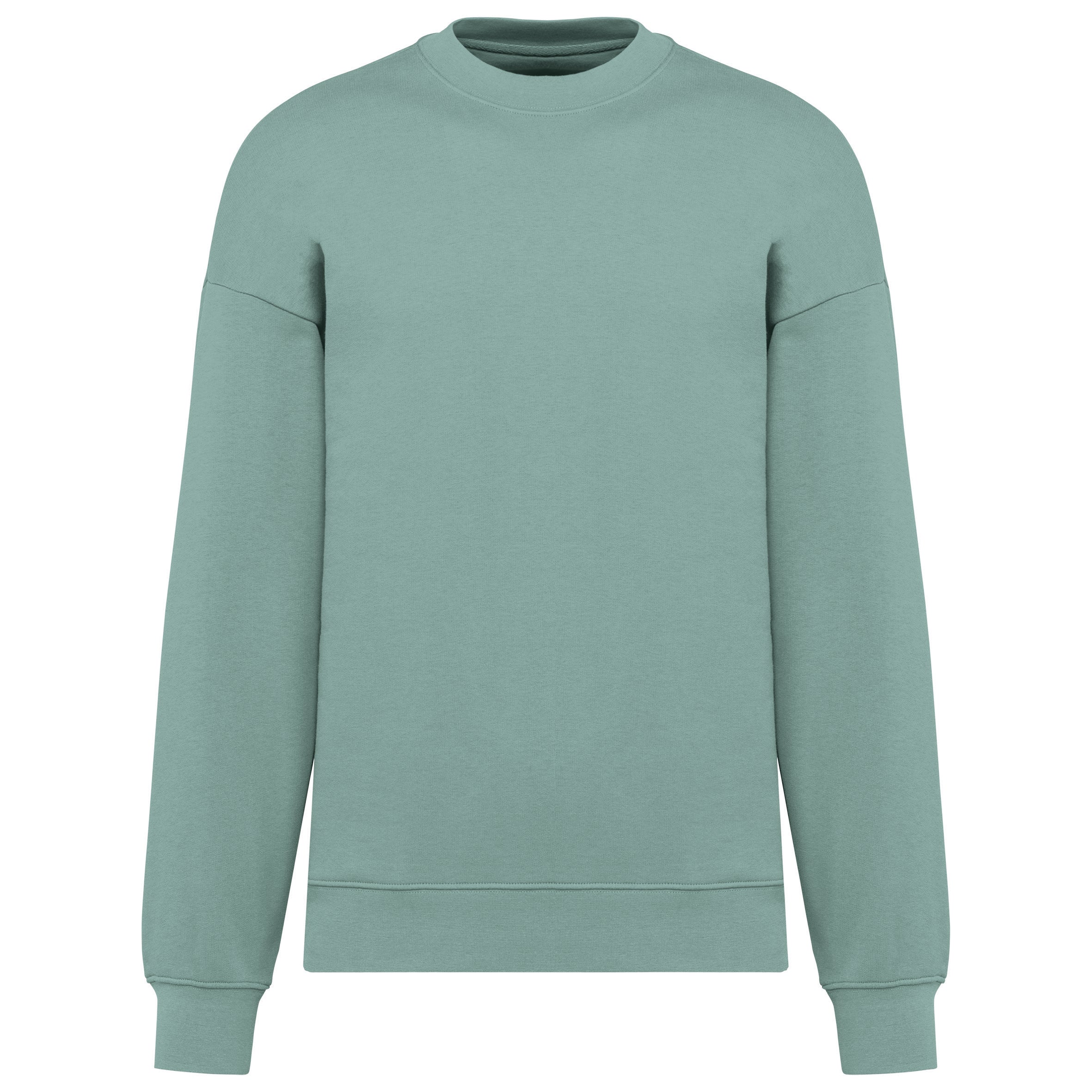 Uniseks milieuvriendelijk oversized sweatshirt met ronde hals