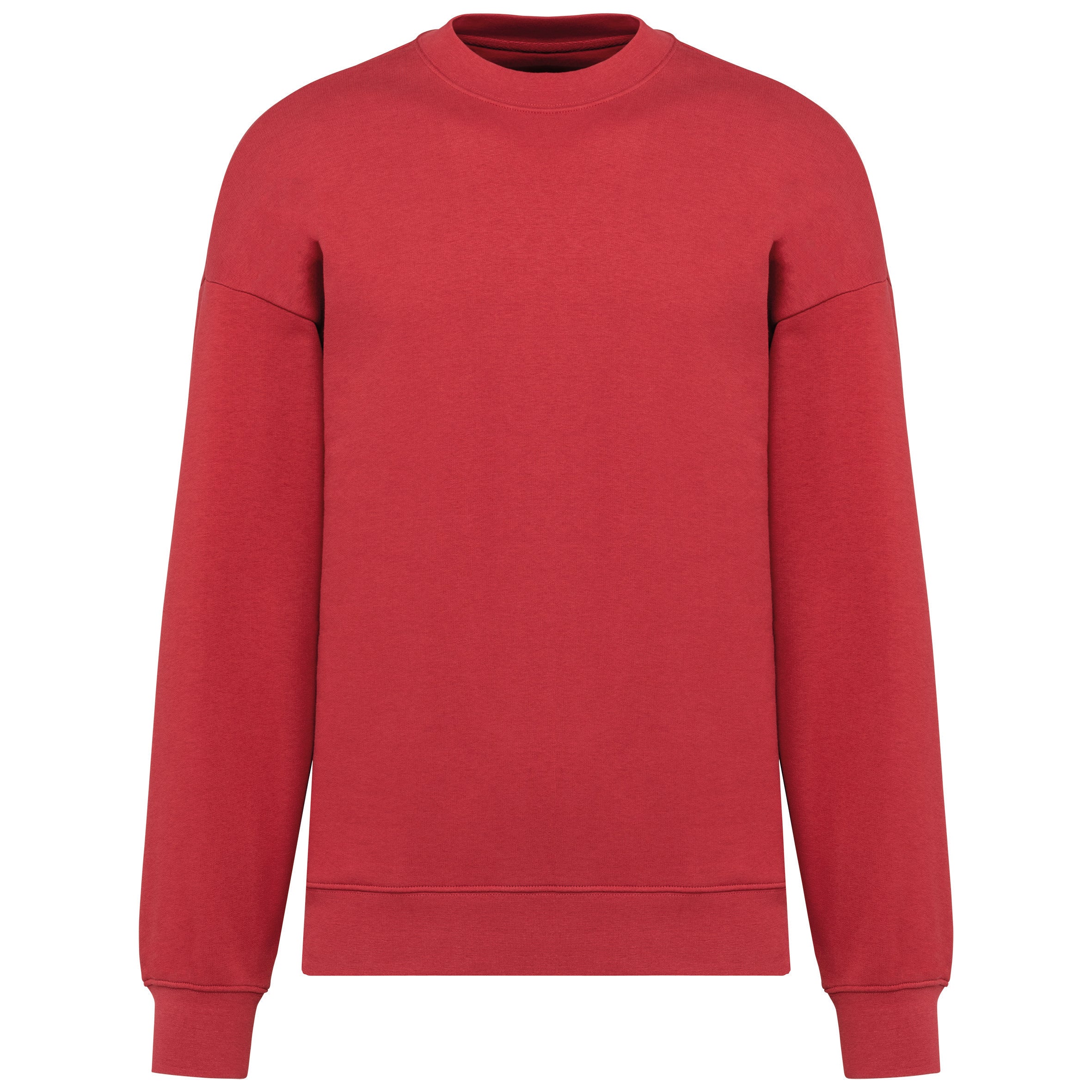 Uniseks milieuvriendelijk oversized sweatshirt met ronde hals