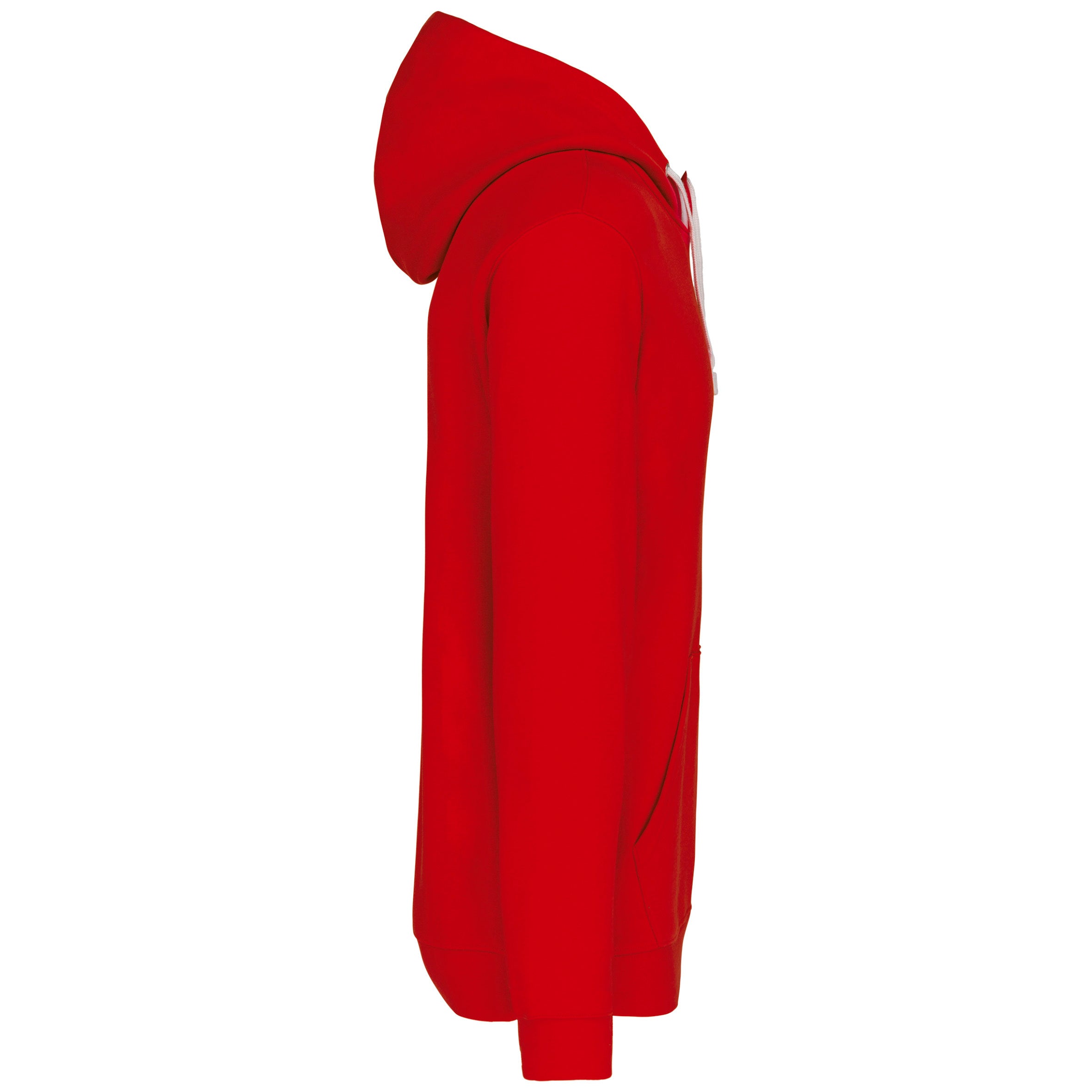 Sweat-shirt capuche contrastée homme