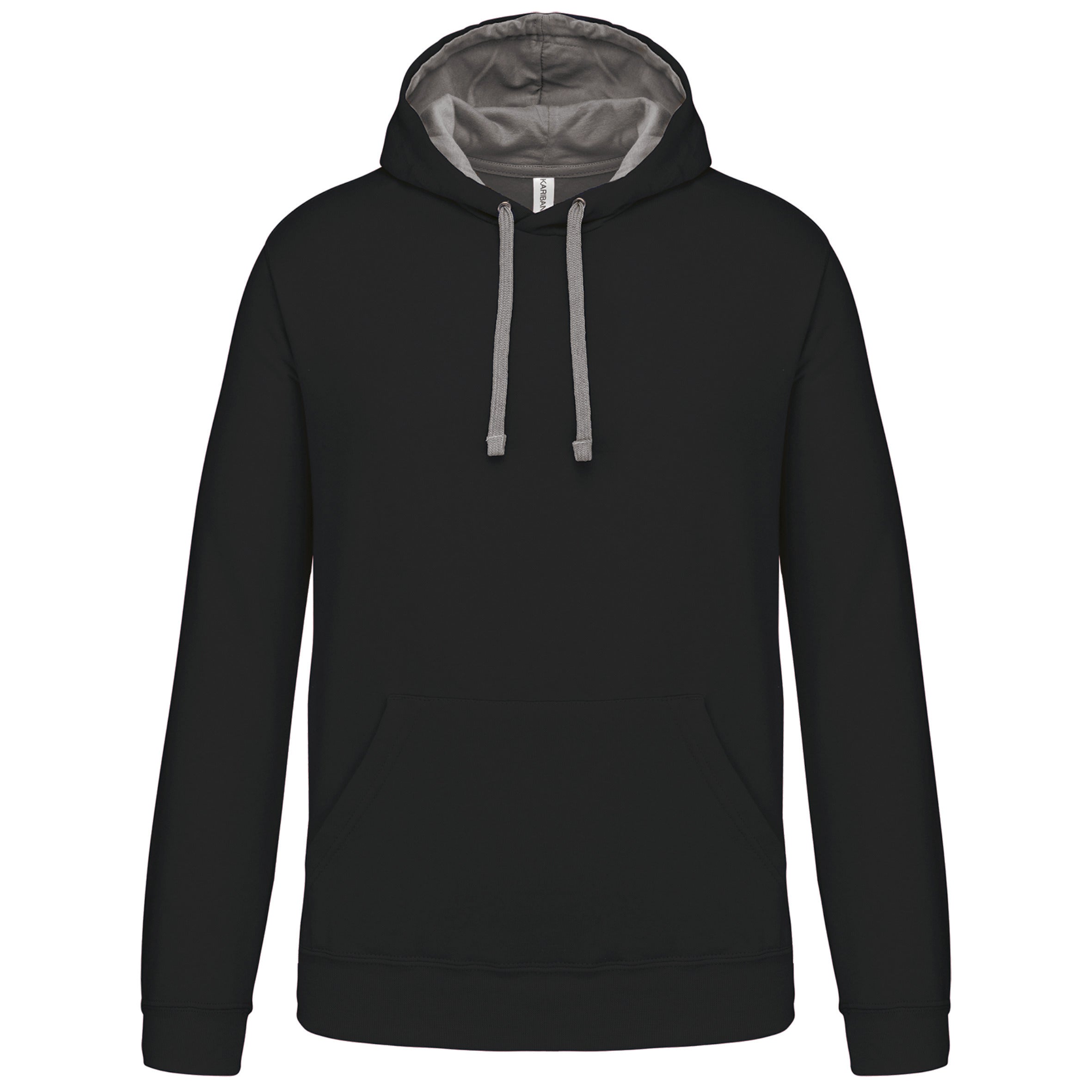 Men's contrast hooded sweatshirt