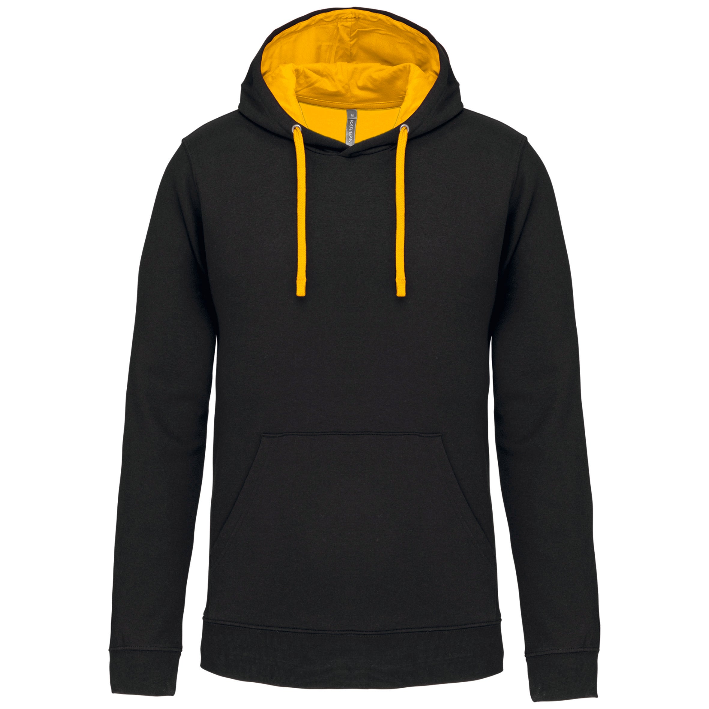 Men's contrast hooded sweatshirt