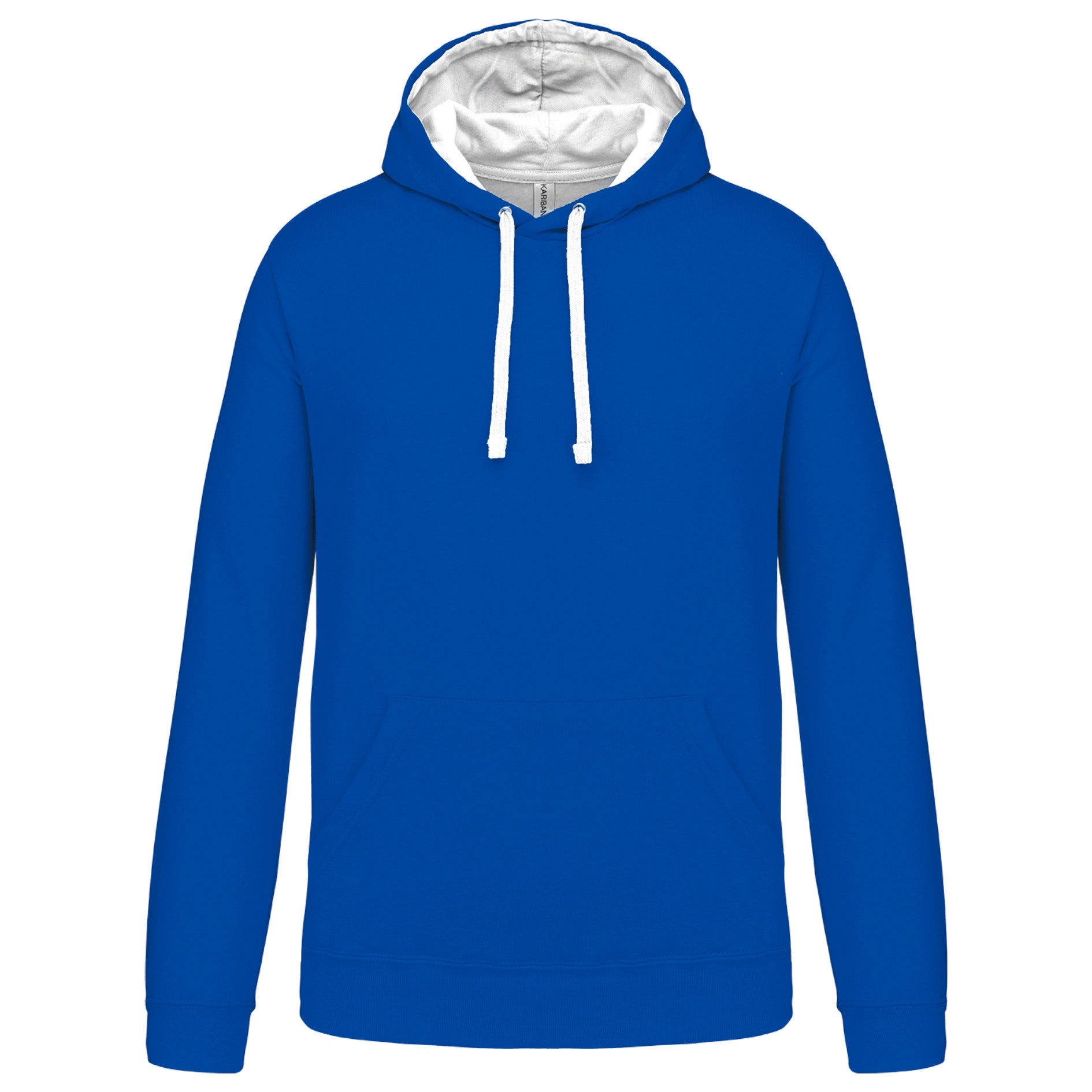 Men's contrast hooded sweatshirt