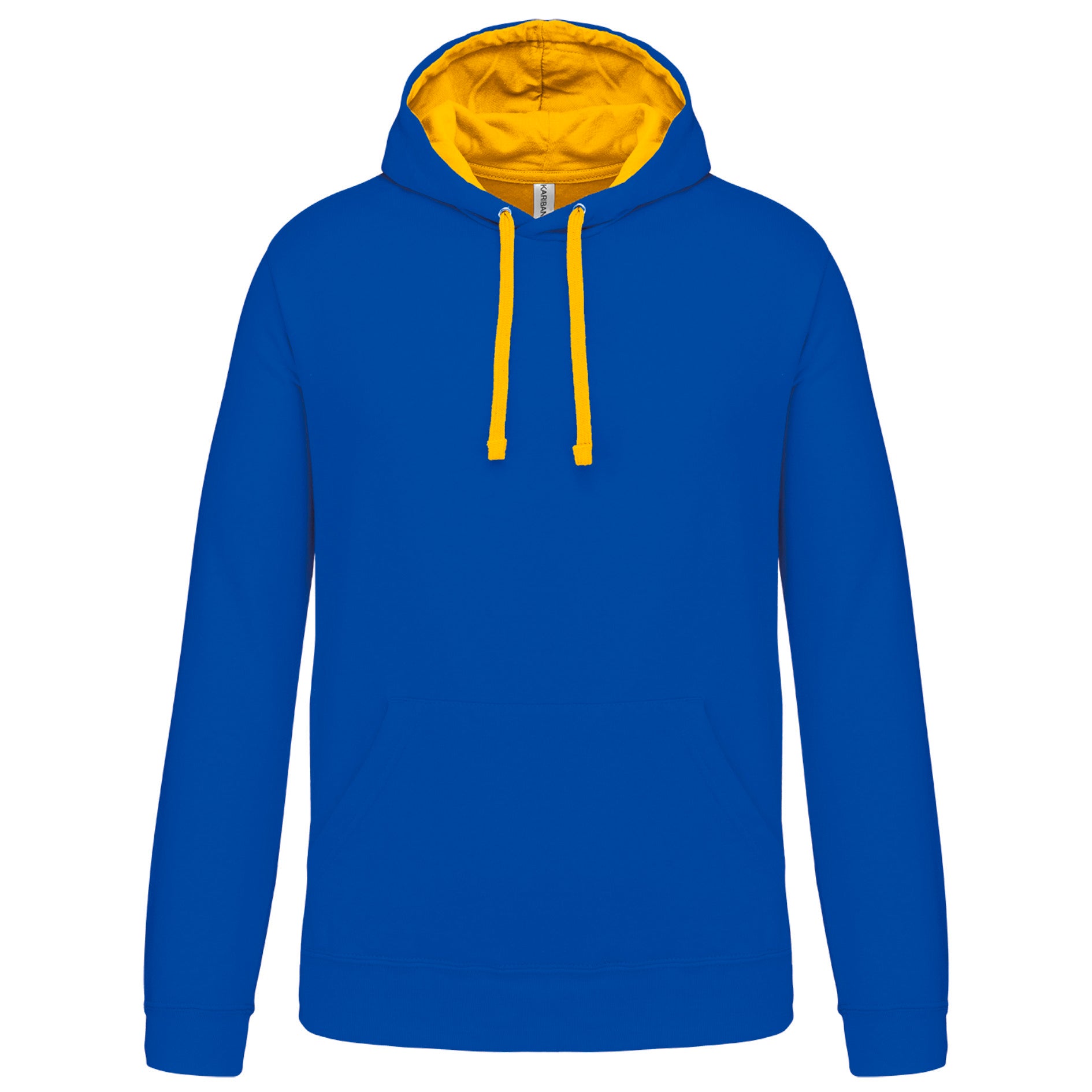 Men's contrast hooded sweatshirt